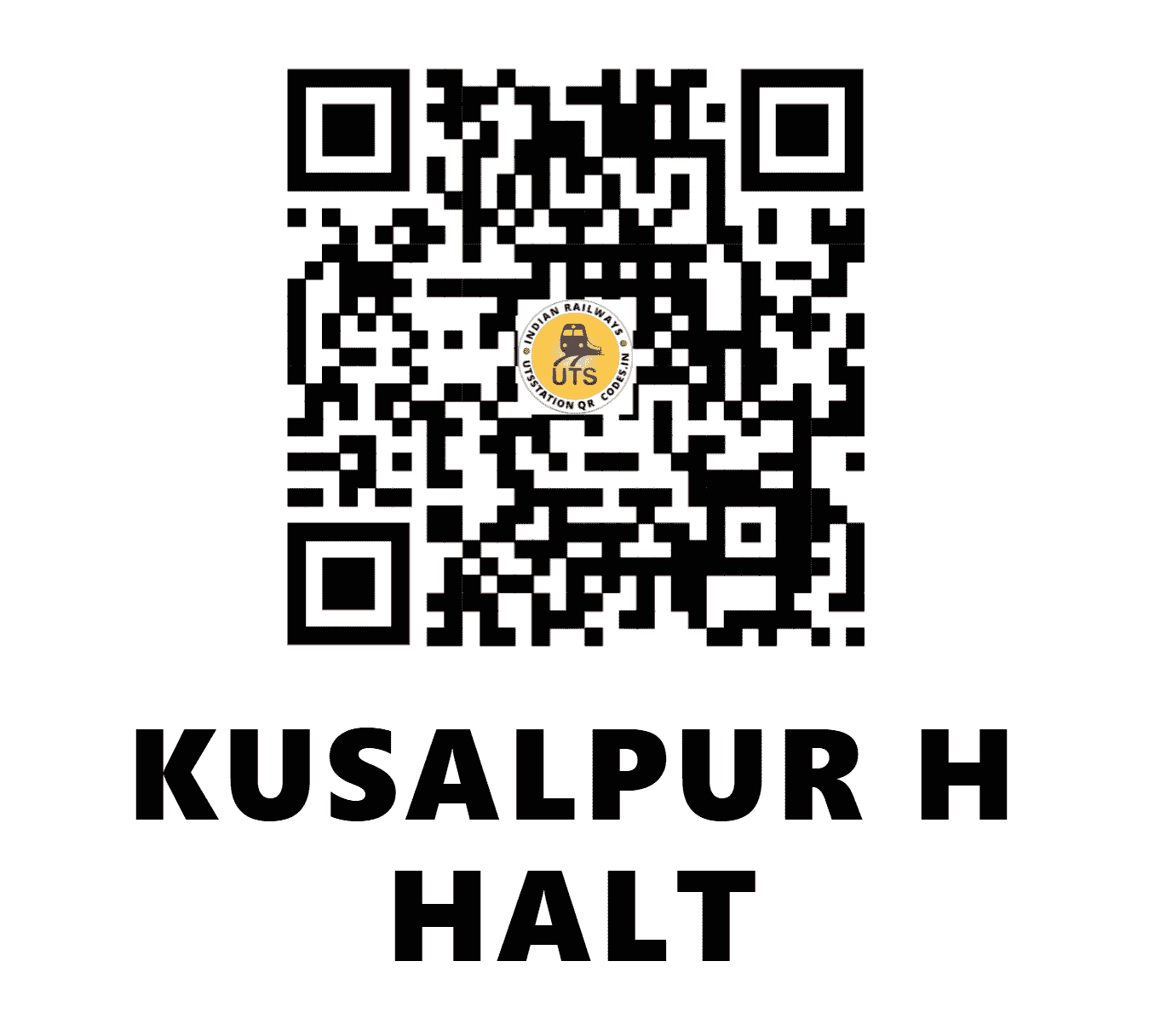 UTS QR Code for KUSALPUR H HALT - KPHH - EC (BIHAR)