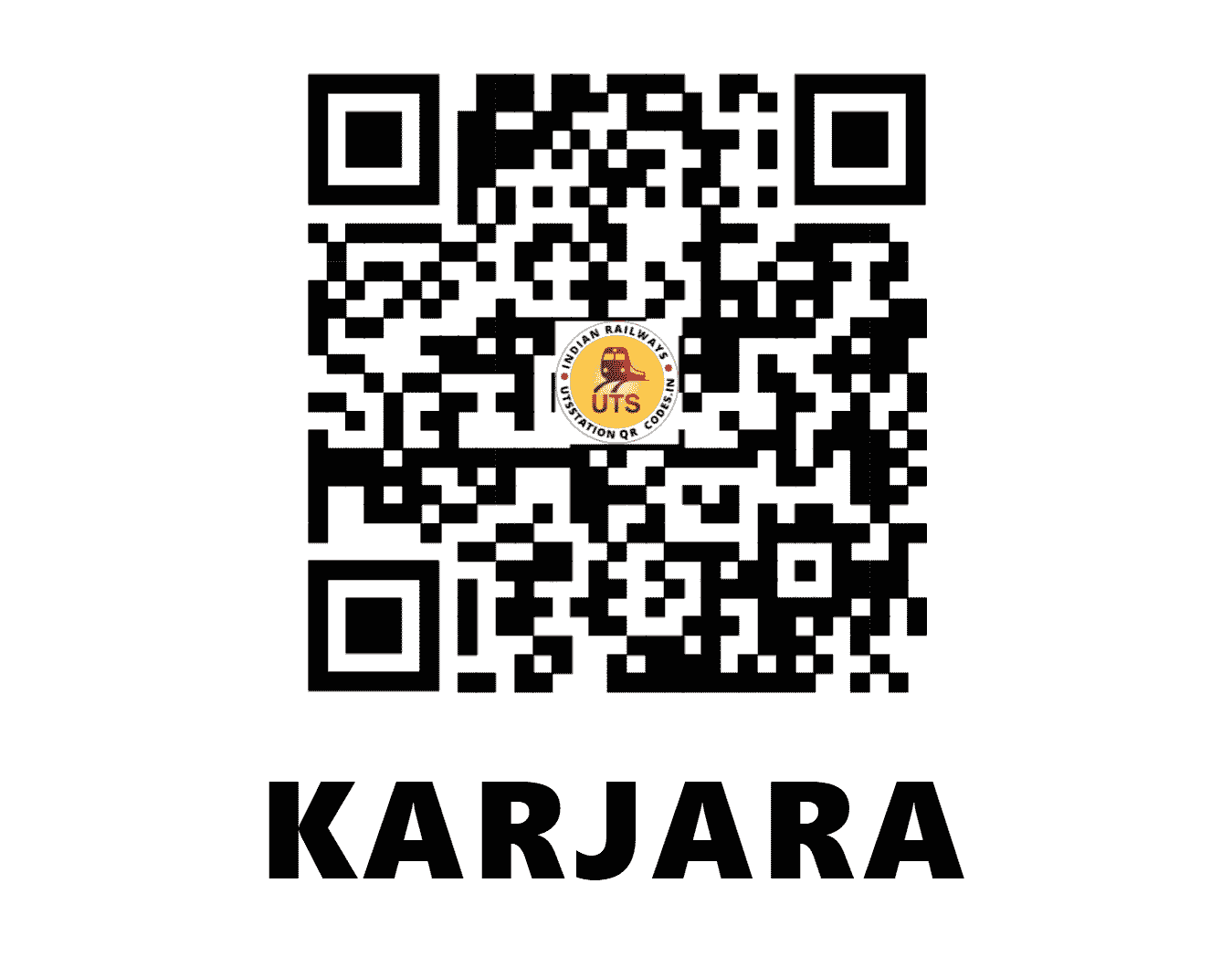 UTS QR Code for KARJARA - KRJR - EC (BIHAR)