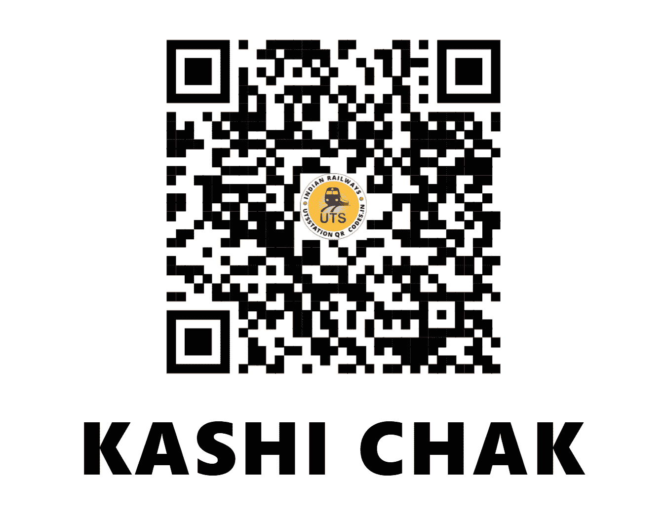 UTS QR Code for KASHI CHAK - KSC - EC (BIHAR)