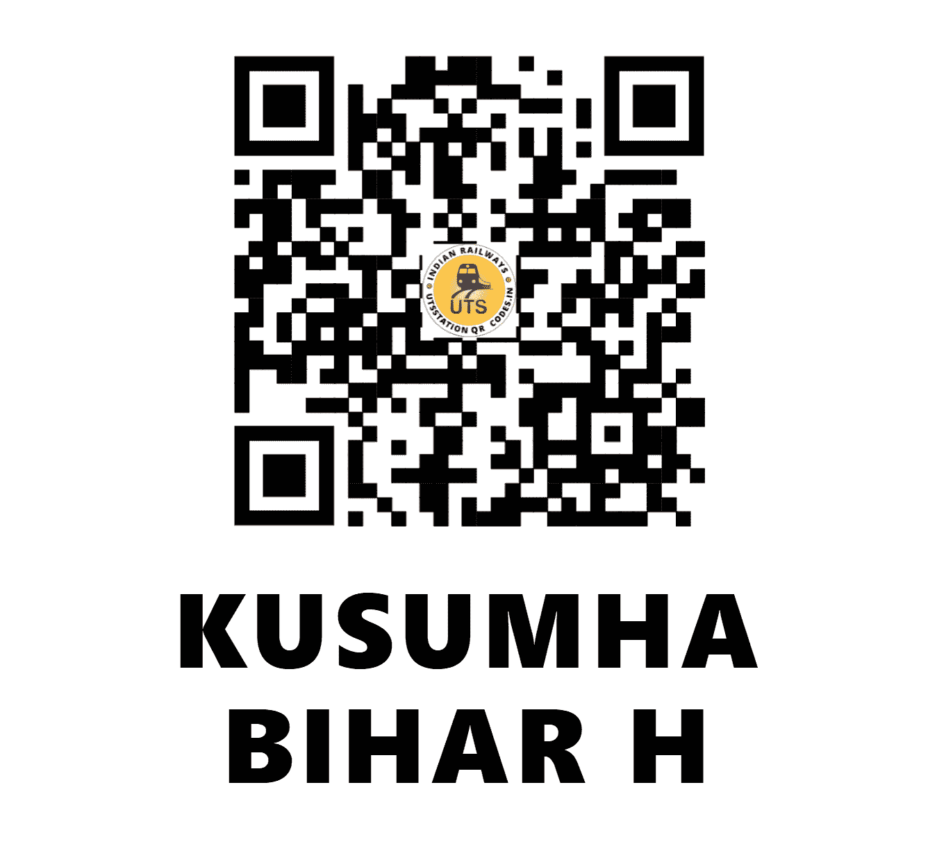 UTS QR Code for KUSUMHA BIHAR H - KSMB - EC (BIHAR)