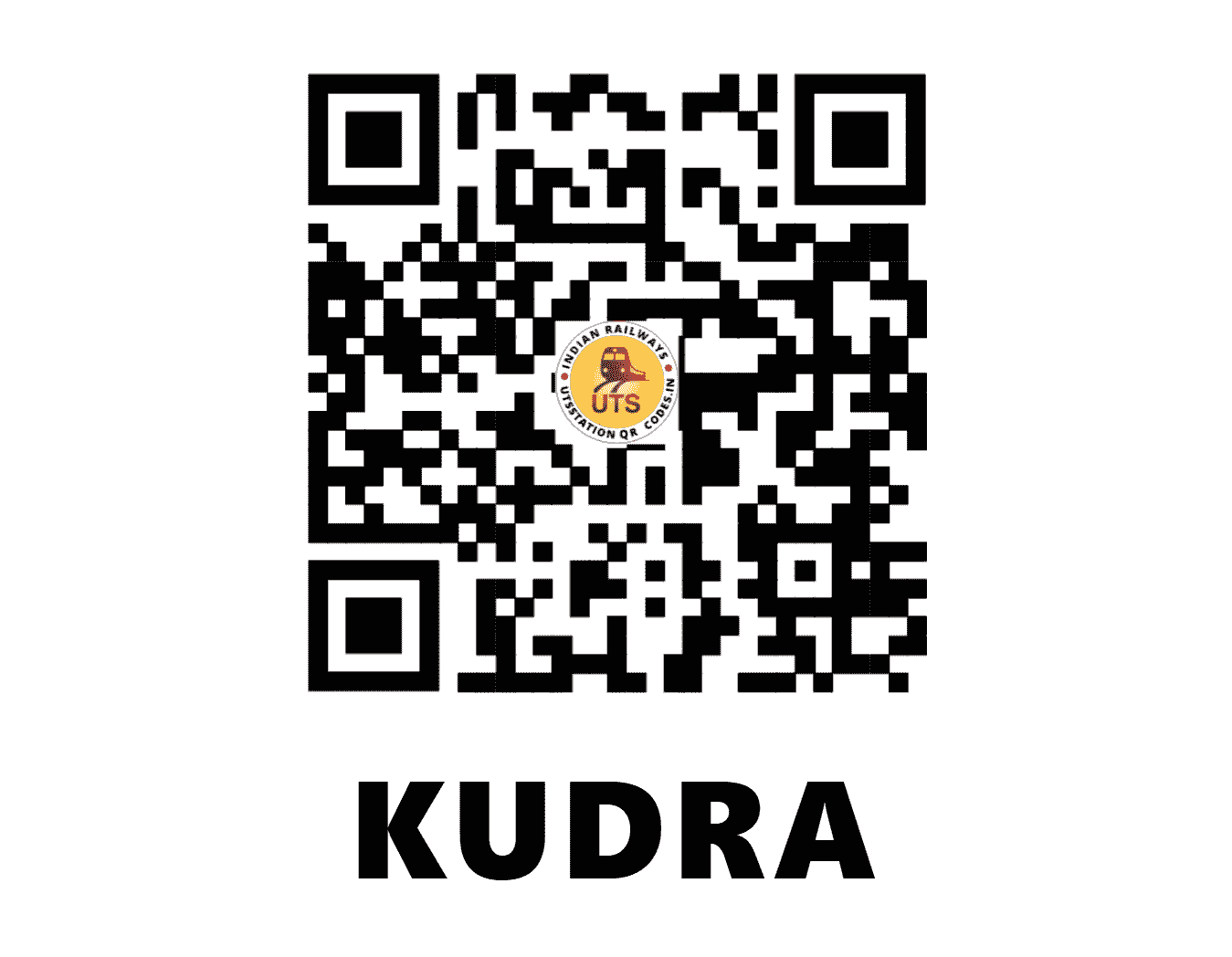 UTS QR Code for KUDRA - KTQ - EC (BIHAR)