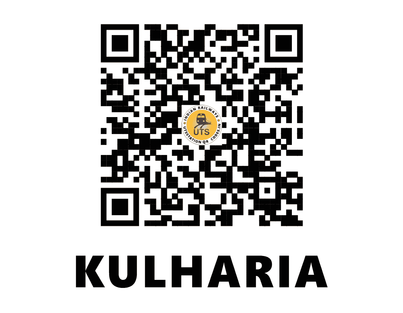 UTS QR Code for KULHARIA - KUA - EC (BIHAR)