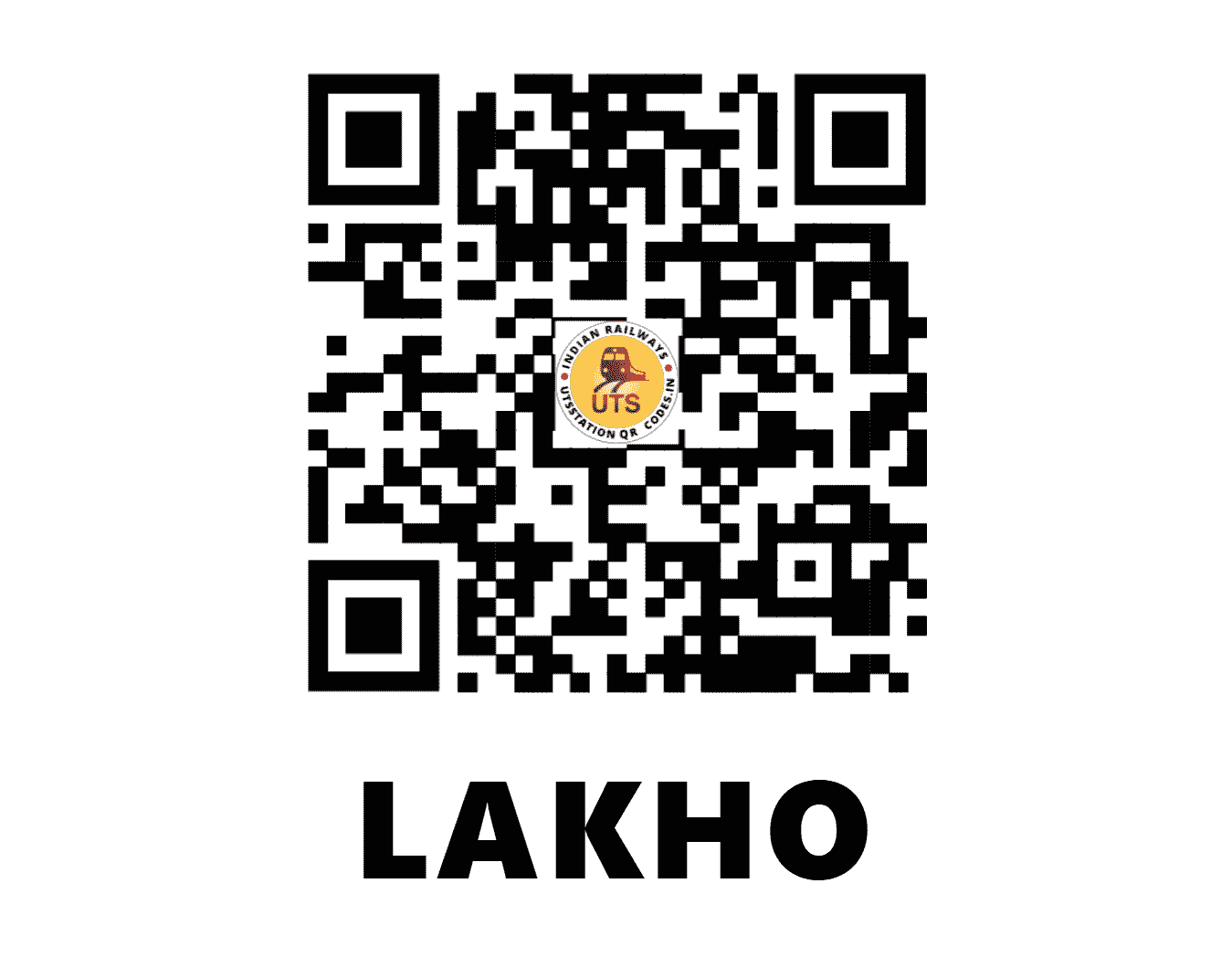 UTS QR Code for LAKHO - LAK - EC (BIHAR)