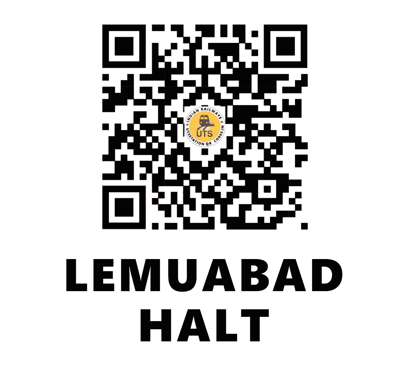 UTS QR Code for LEMUABAD HALT - LEB - EC (BIHAR)