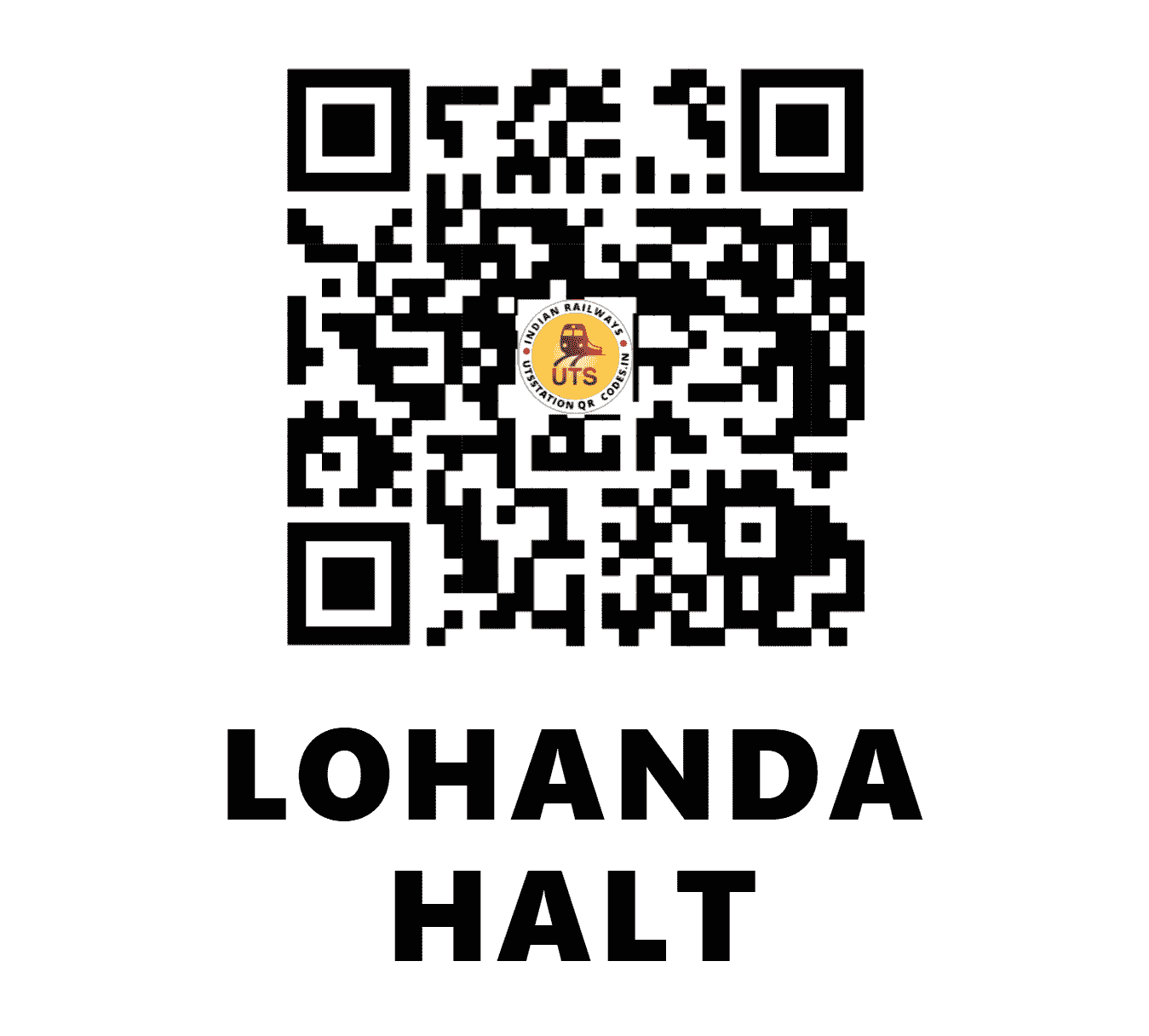 UTS QR Code for LOHANDA HALT - LHNA - EC (BIHAR)