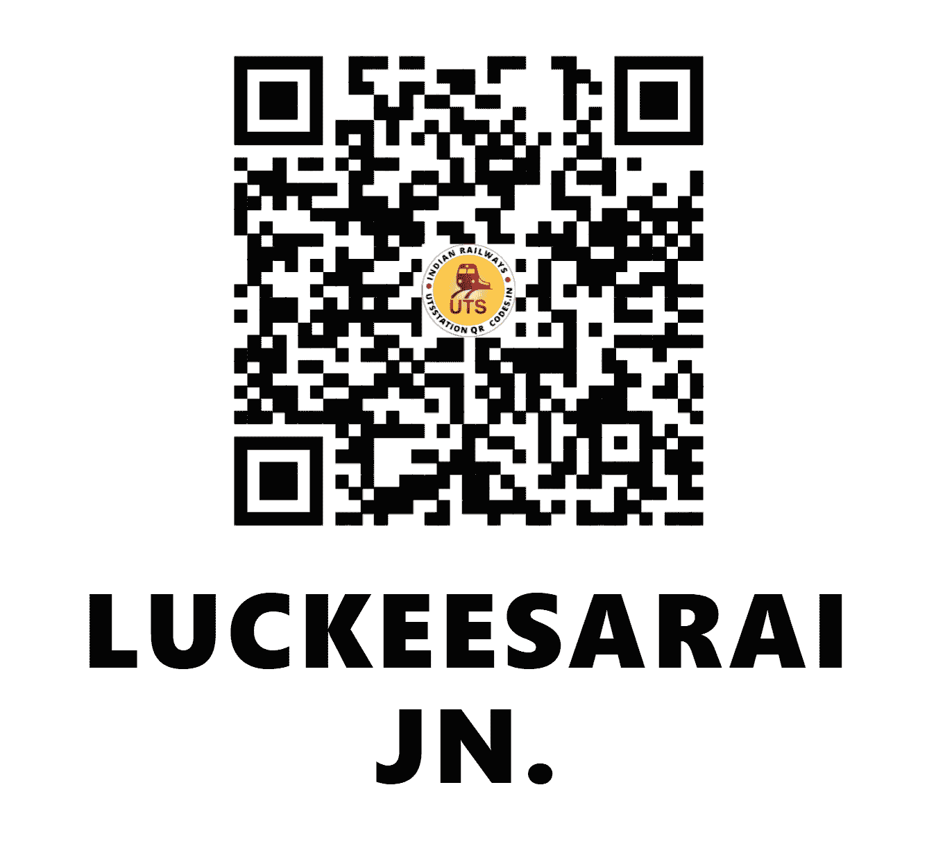 UTS QR Code for LUCKEESARAI JN. - LKR - EC (BIHAR)