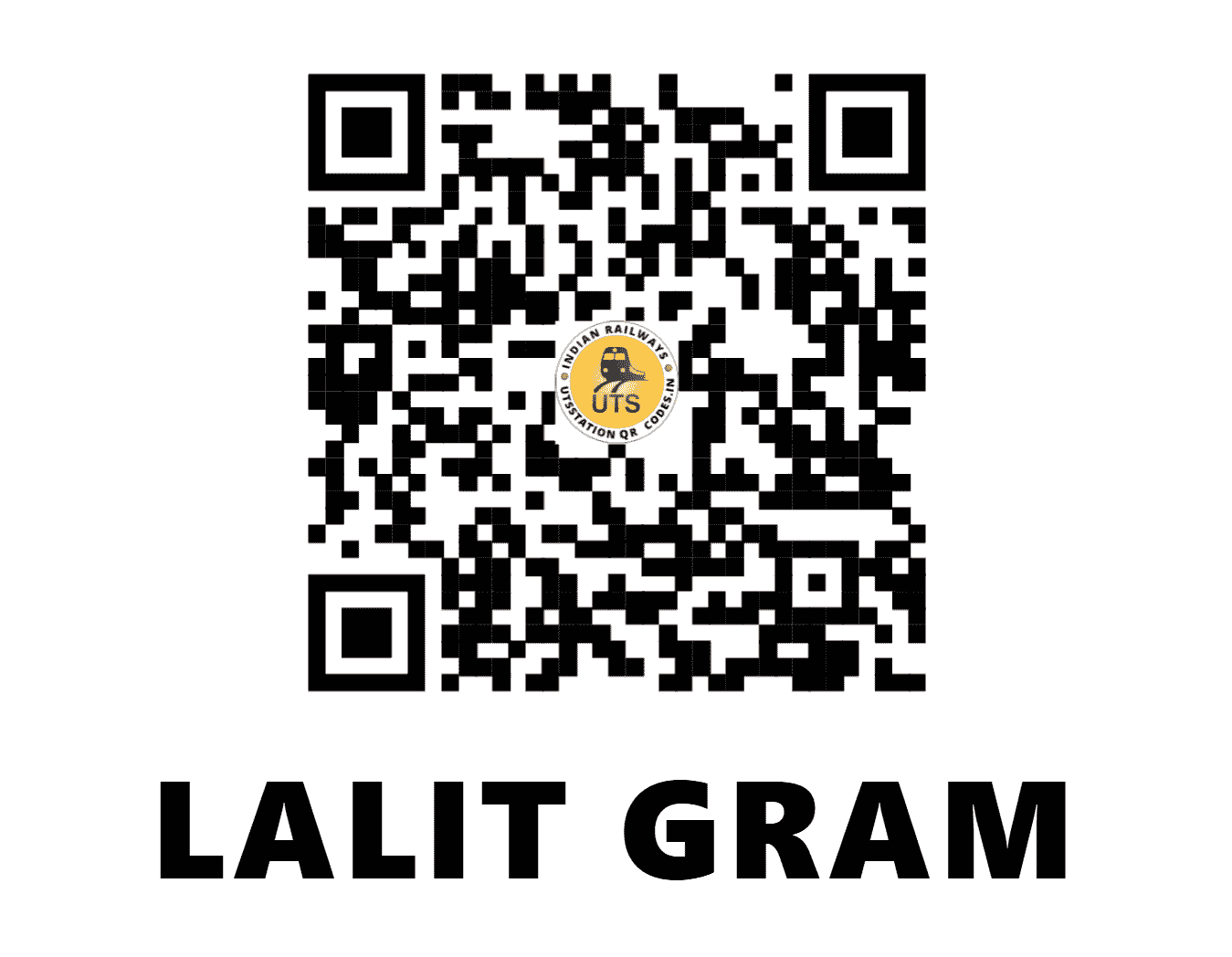 UTS QR Code for LALIT GRAM - LLP - EC (BIHAR)