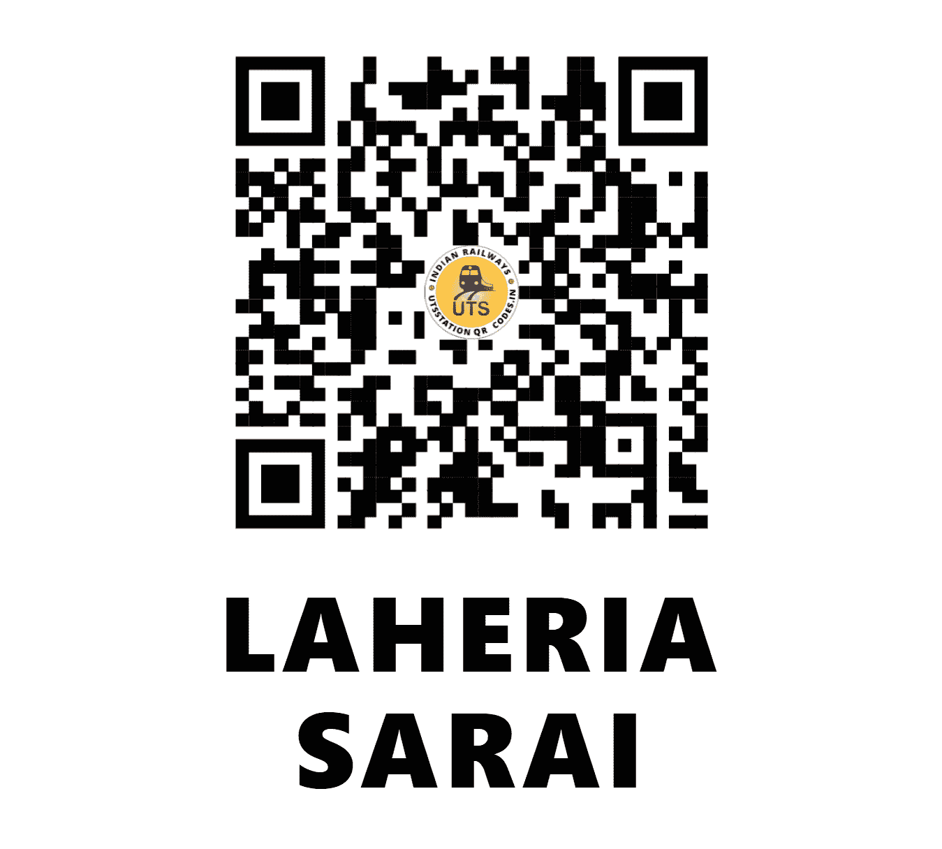 UTS QR Code for LAHERIA SARAI - LSI - EC (BIHAR)