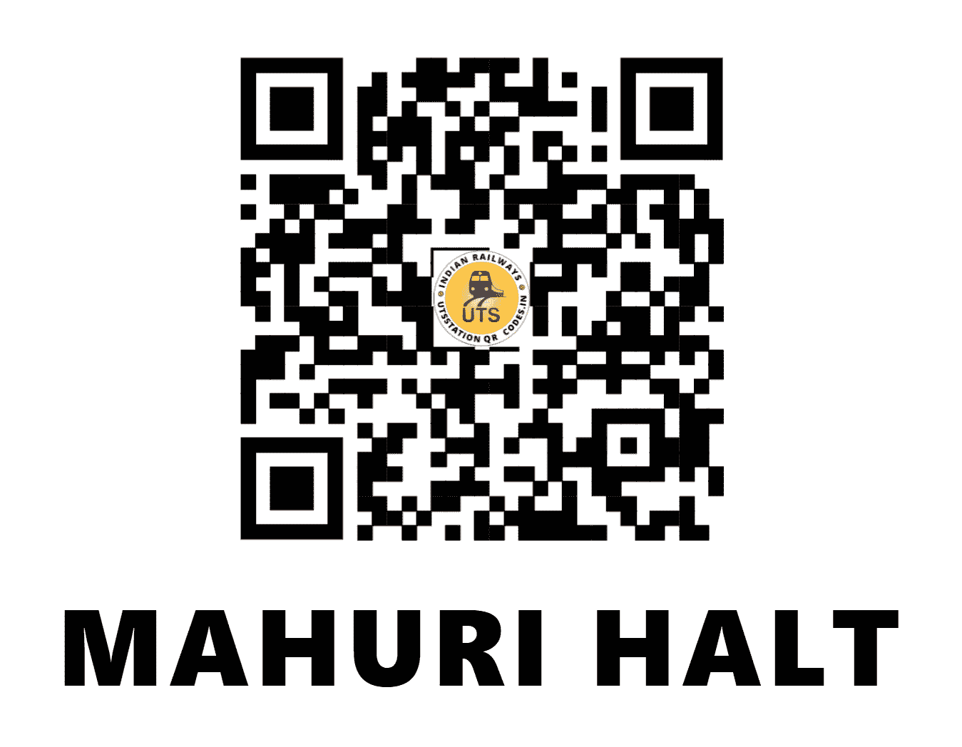 UTS QR Code for MAHURI HALT - MH - EC (BIHAR)