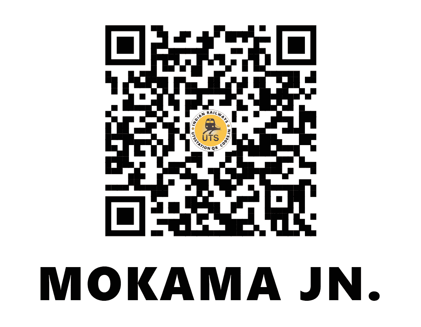 UTS QR Code for MOKAMA JN. - MKA - EC (BIHAR)