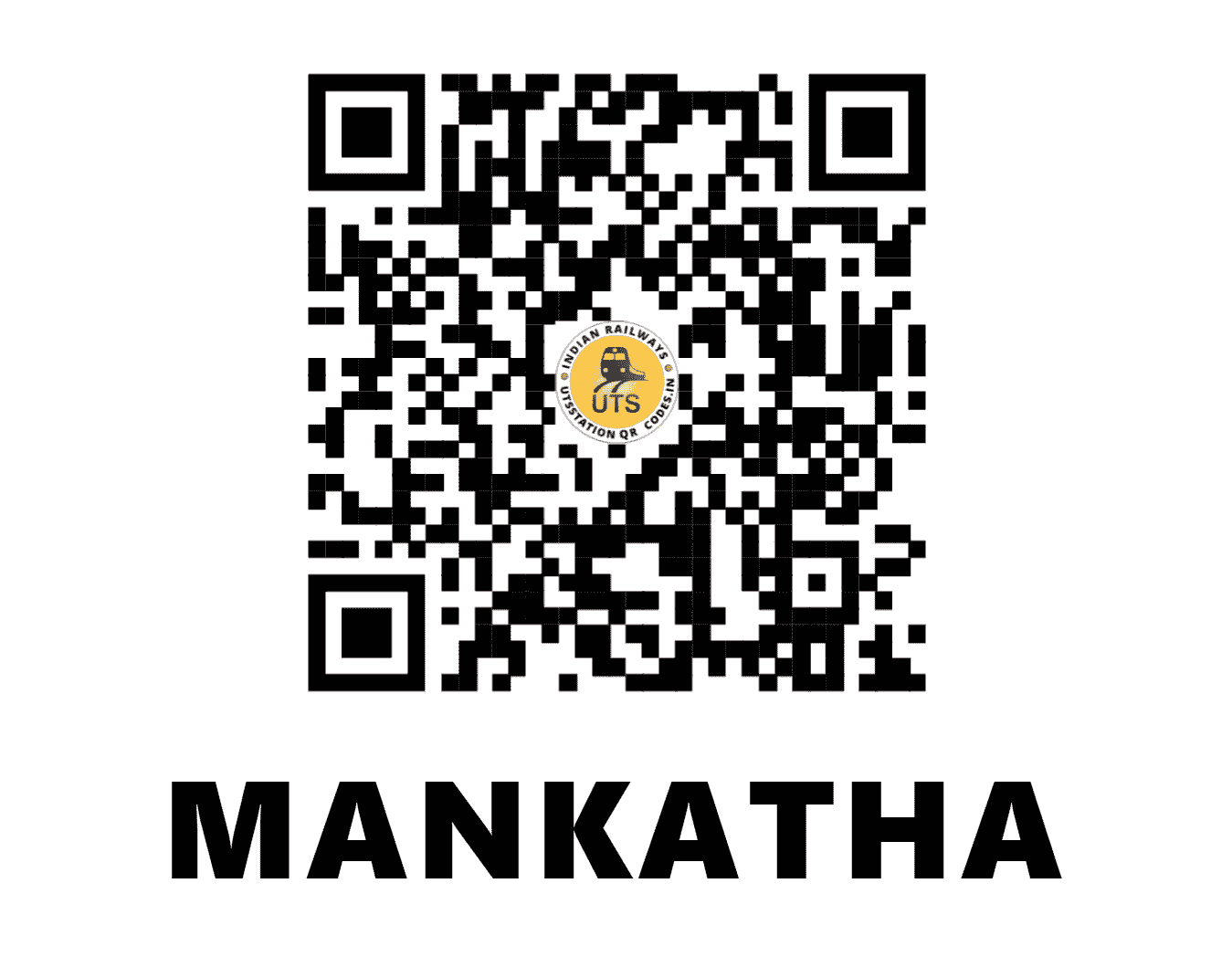 UTS QR Code for MANKATHA - MKB - EC (BIHAR)