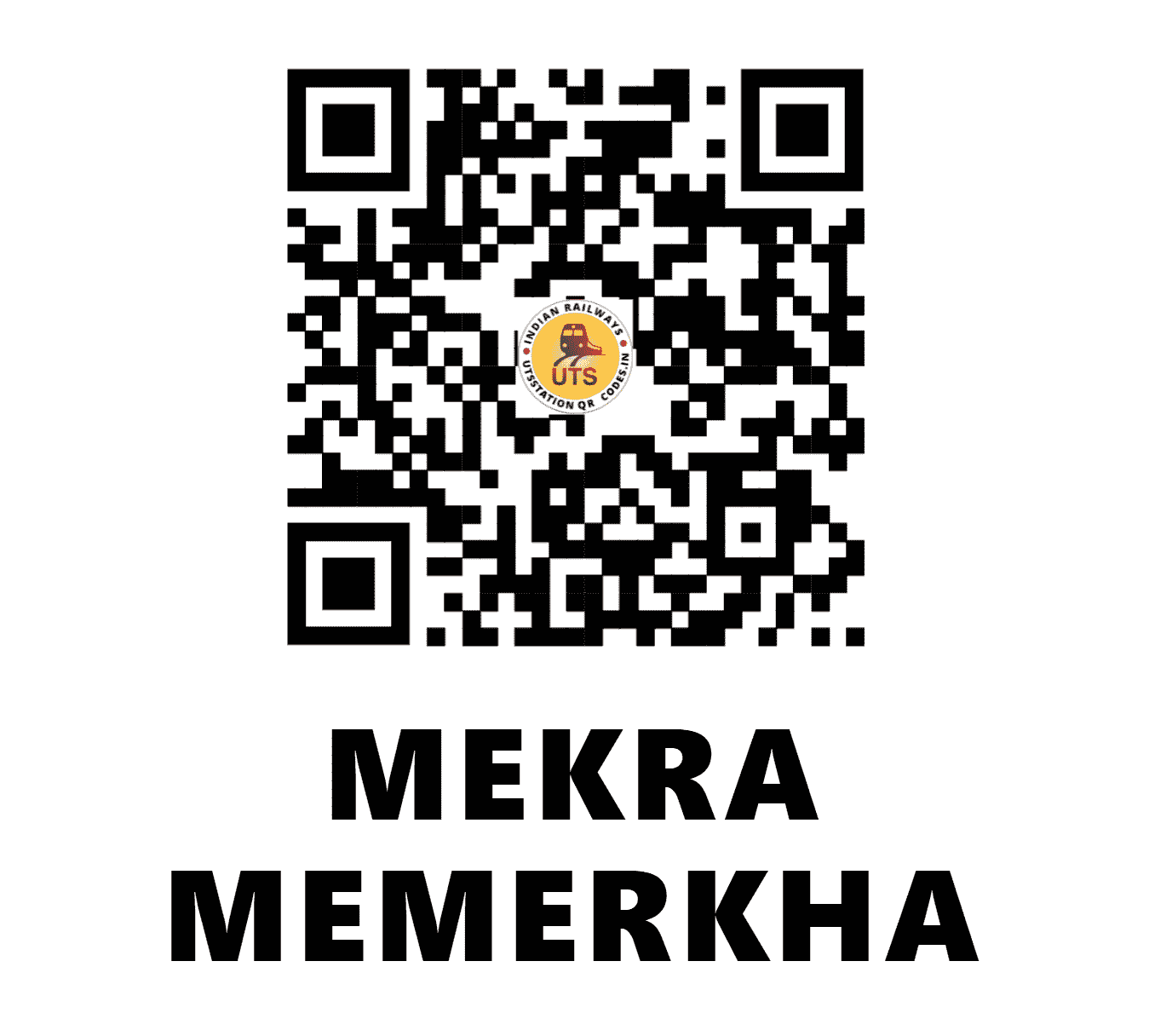 UTS QR Code for MEKRA MEMERKHA - MMKB - EC (BIHAR)