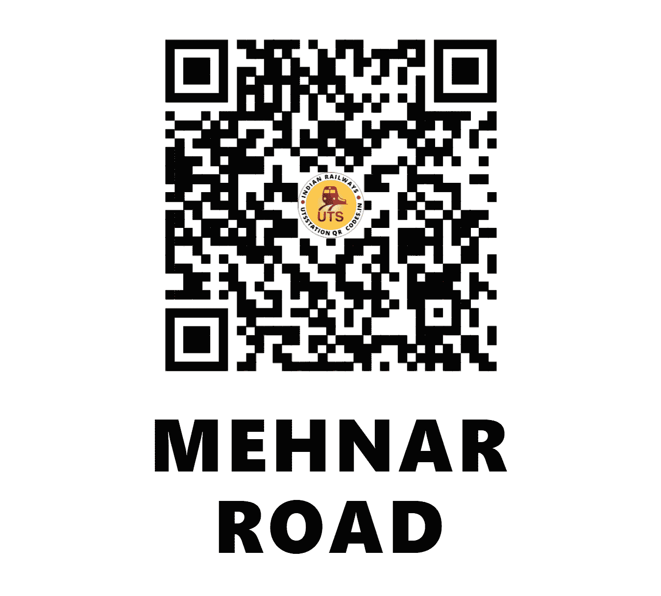 UTS QR Code for MEHNAR ROAD - MNO - EC (BIHAR)