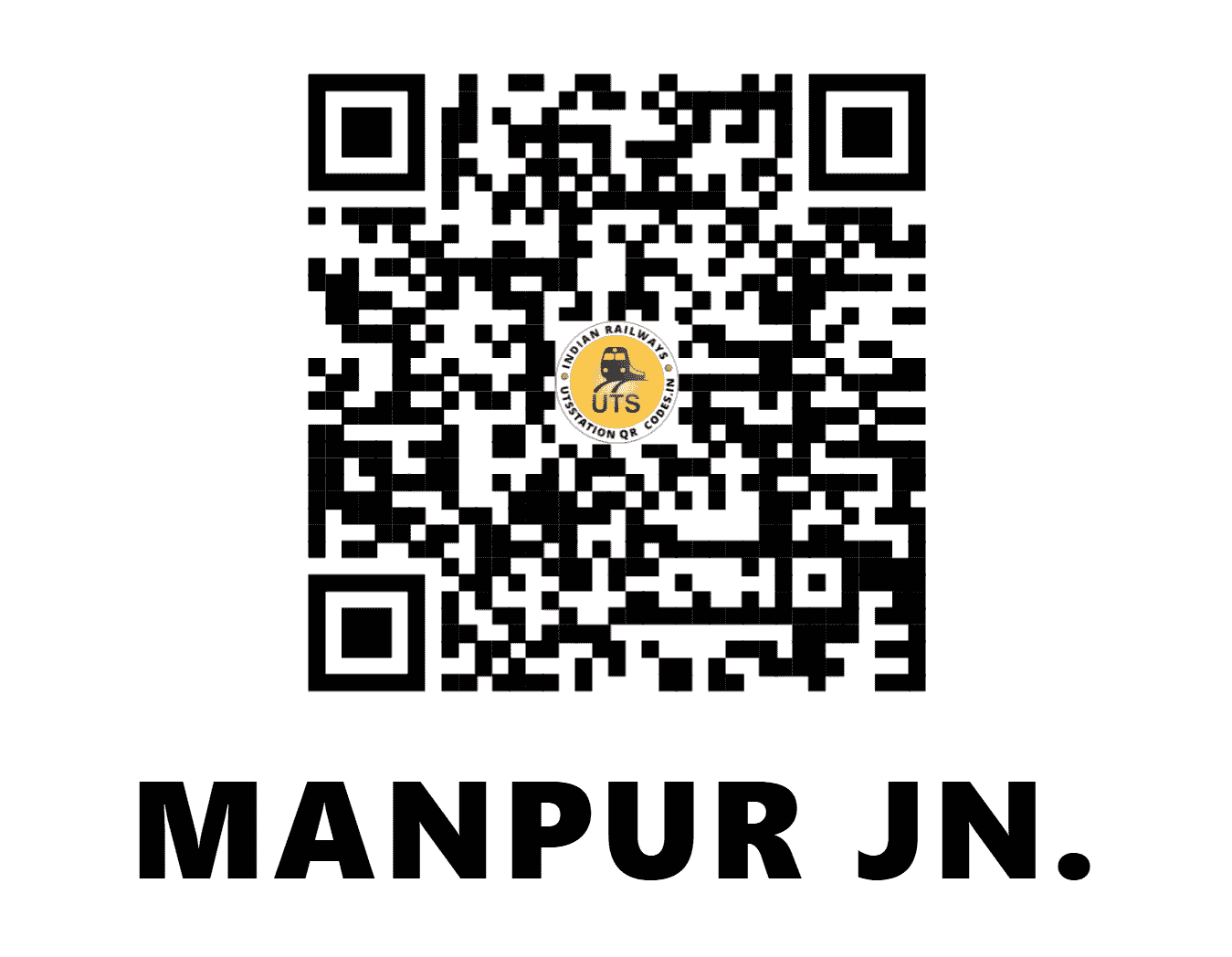 UTS QR Code for MANPUR JN. - MPO - EC (BIHAR)