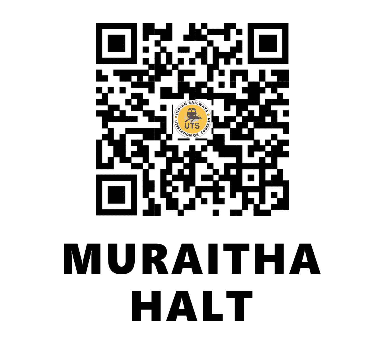 UTS QR Code for MURAITHA HALT - MRTA - EC (BIHAR)