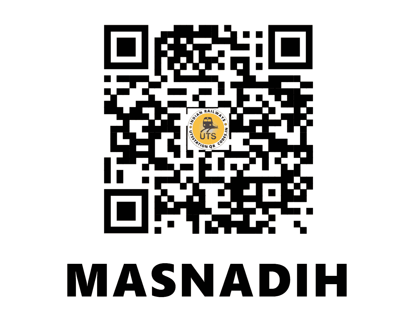 UTS QR Code for MASNADIH - MSDH - EC (BIHAR)