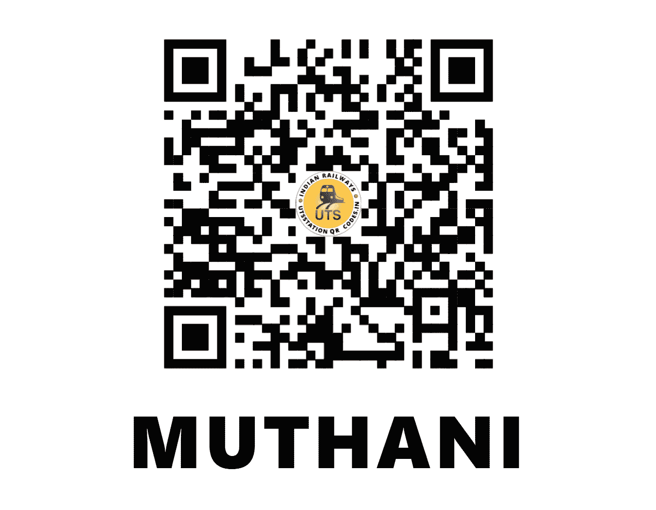 UTS QR Code for MUTHANI - MTGE - EC (BIHAR)