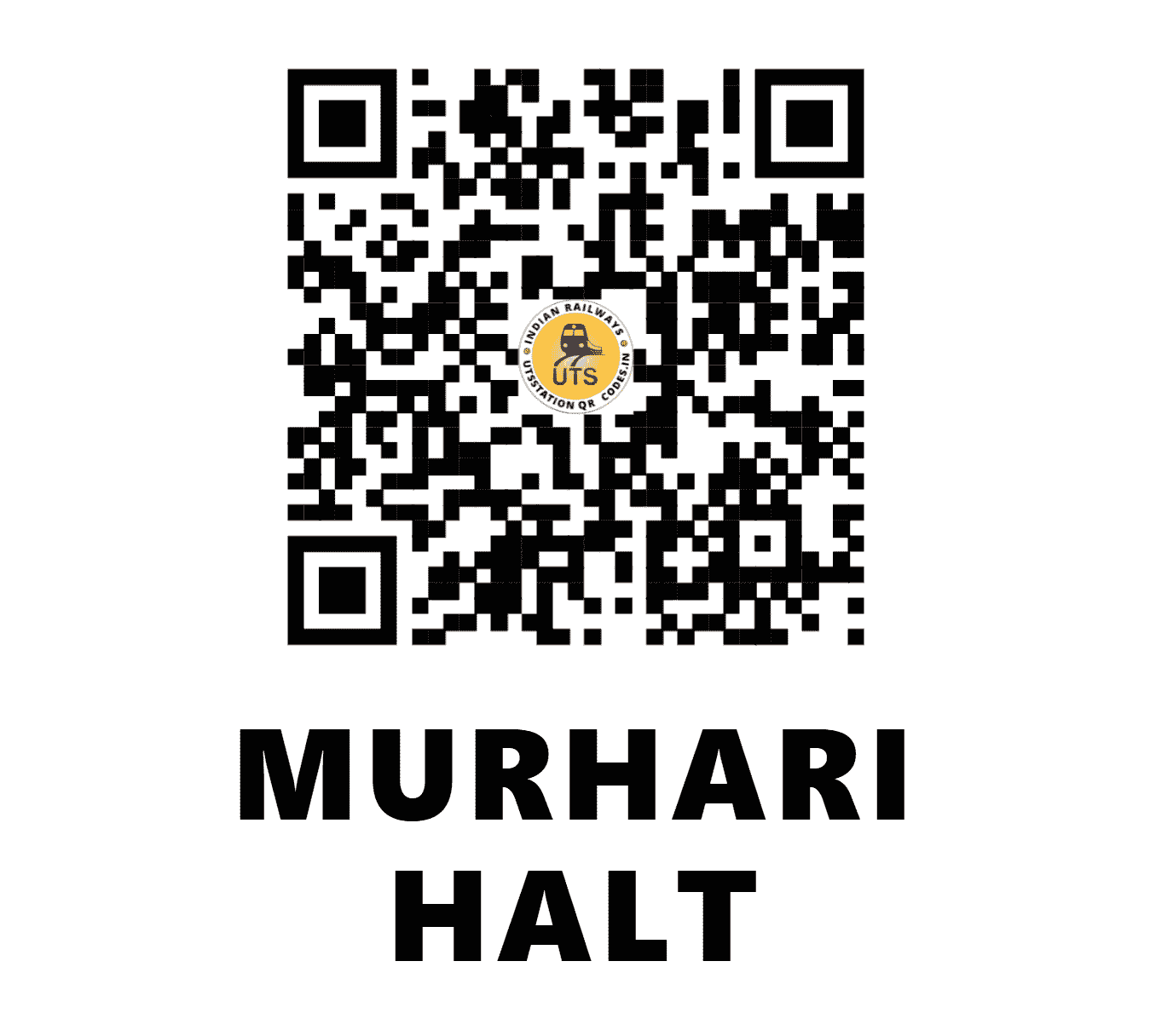 UTS QR Code for MURHARI HALT - MUHI - EC (BIHAR)