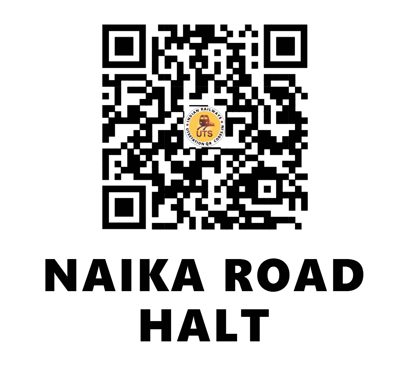 UTS QR Code for NAIKA ROAD HALT - NARD - EC (BIHAR)