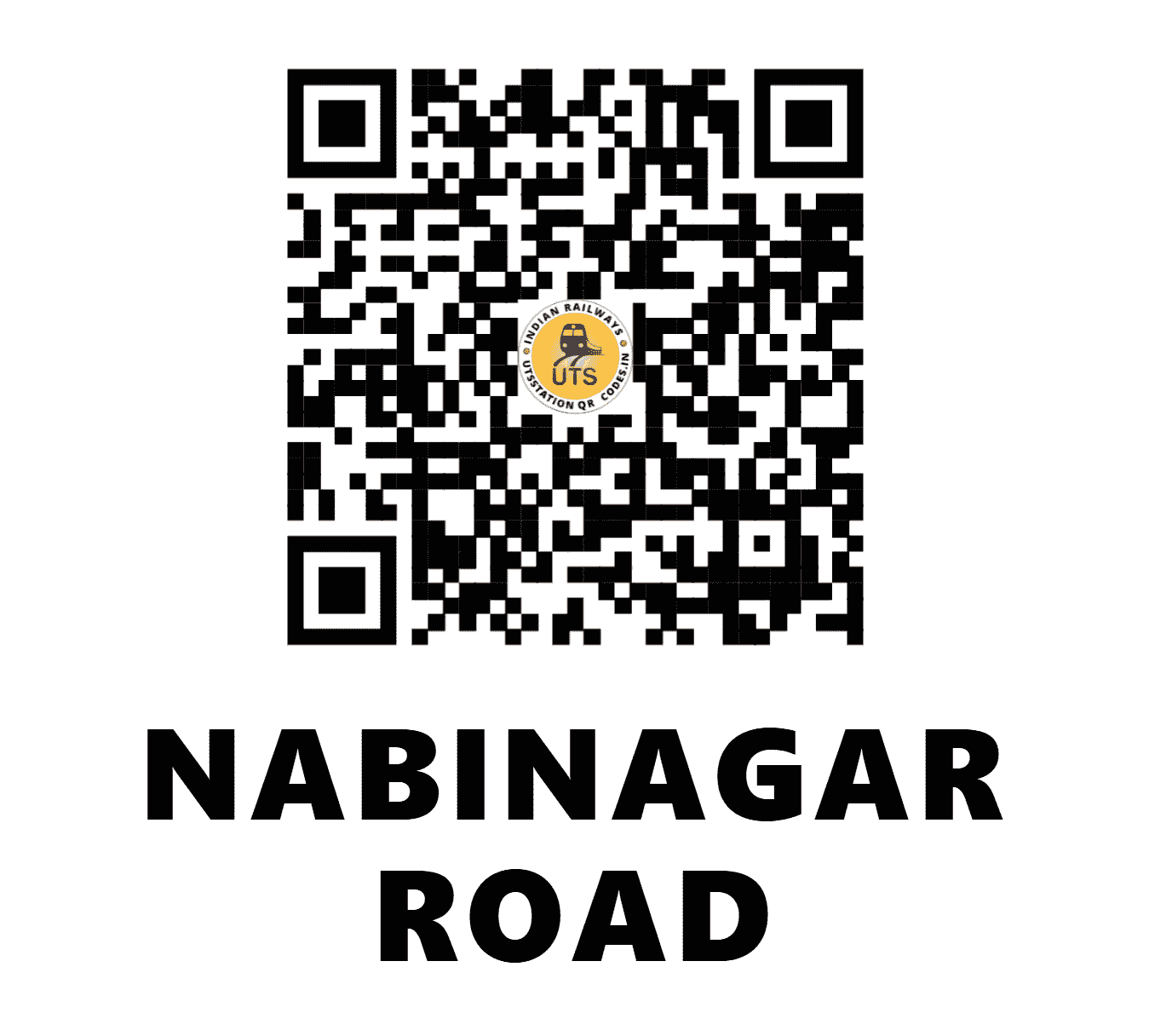 UTS QR Code for NABINAGAR ROAD - NBG - EC (BIHAR)