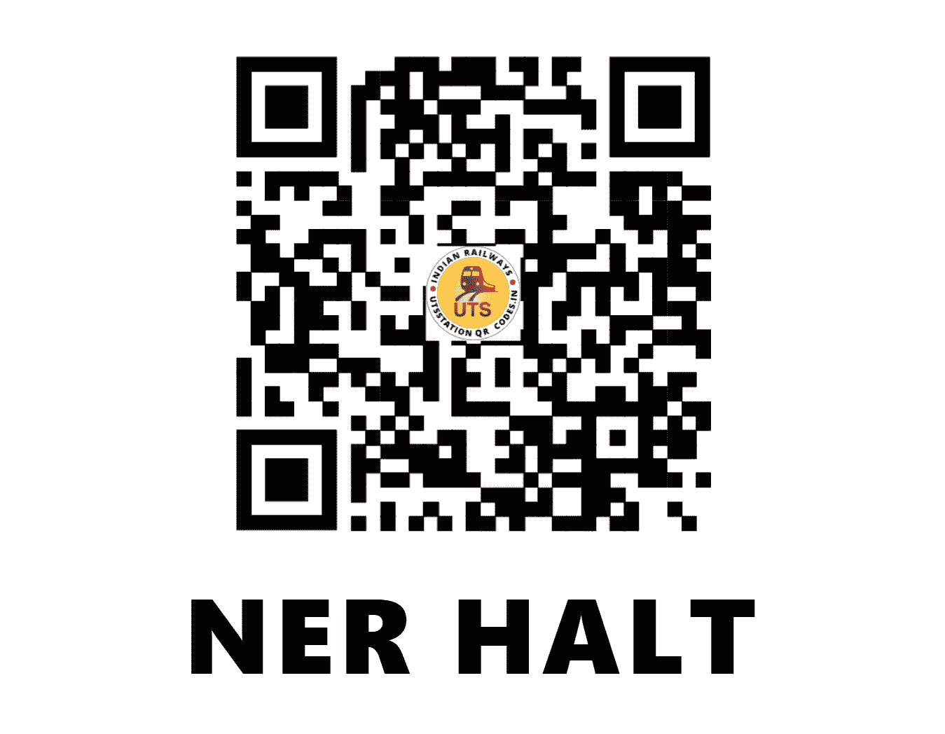 UTS QR Code for NER HALT - NERH - EC (BIHAR)