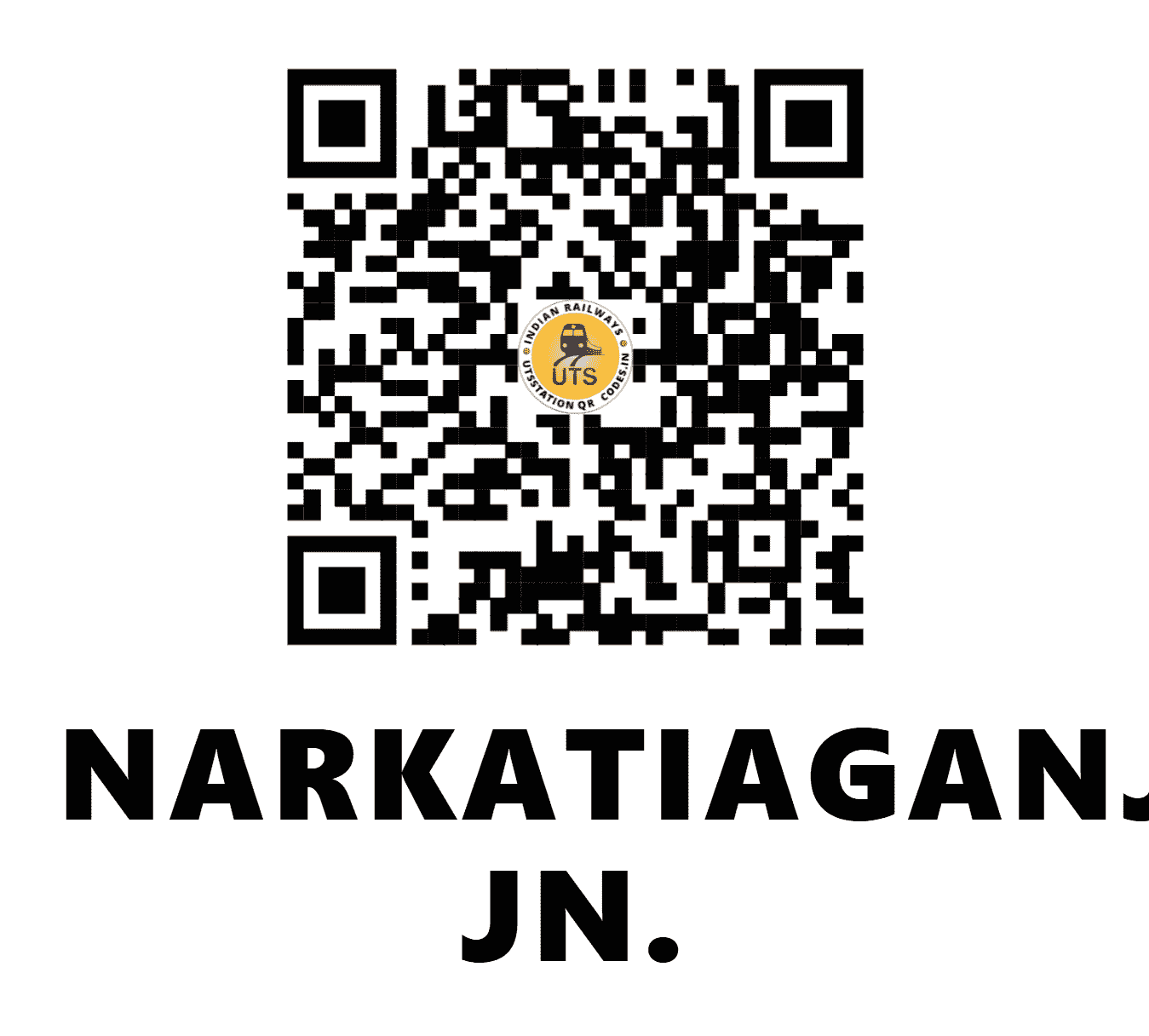 UTS QR Code for NARKATIAGANJ JN. - NKE - EC (BIHAR)