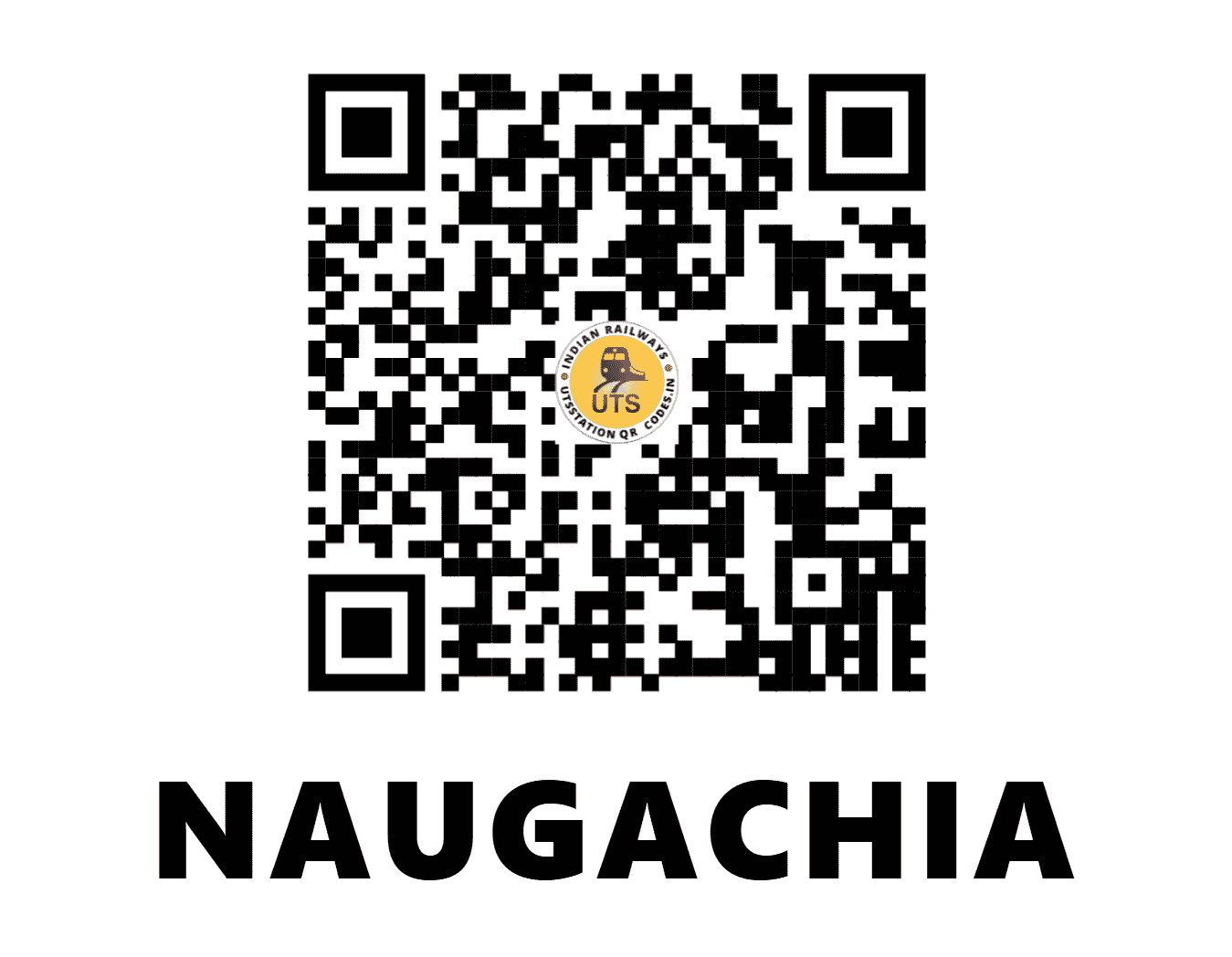 UTS QR Code for NAUGACHIA - NNA - EC (BIHAR)