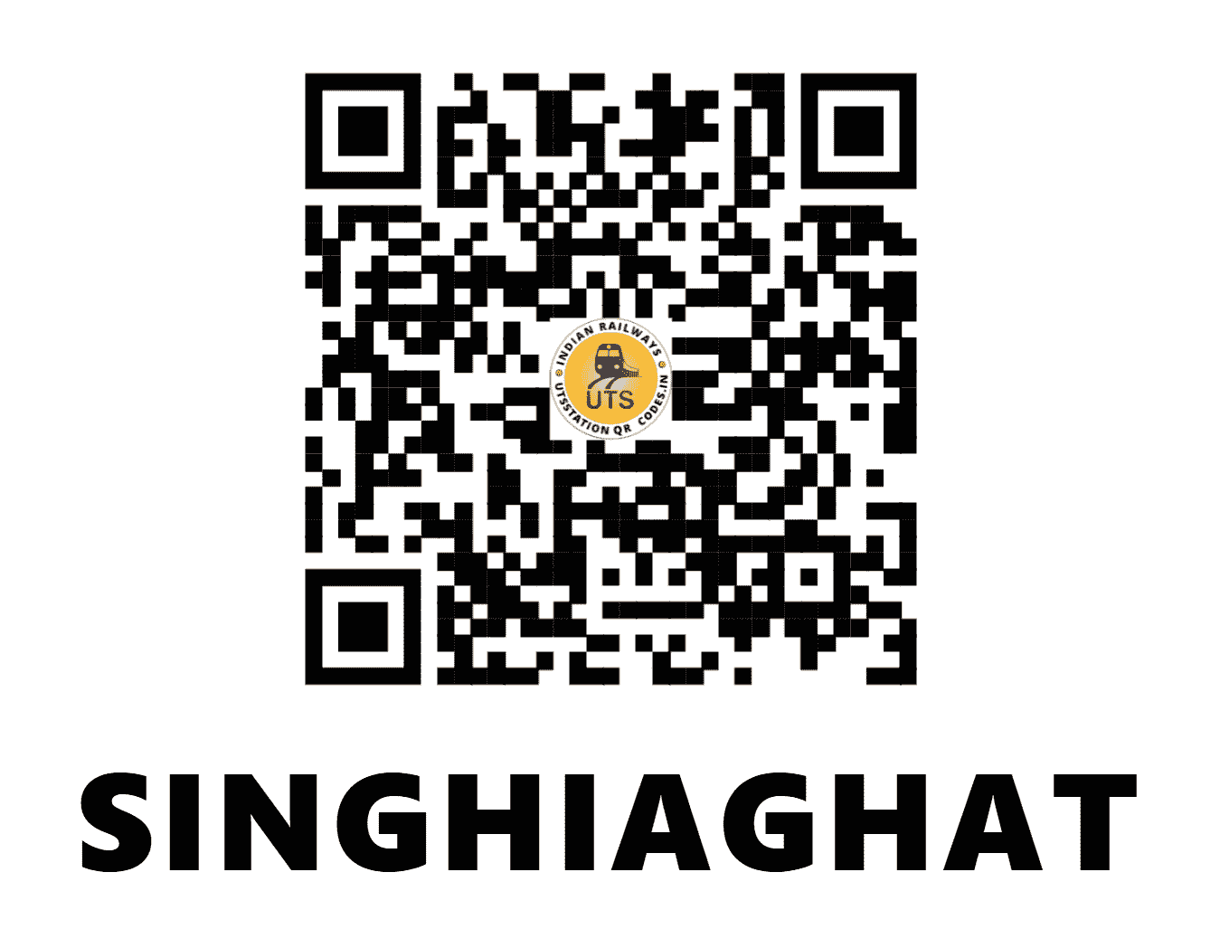 UTS QR Code for SINGHIAGHAT - NRN - EC (BIHAR)