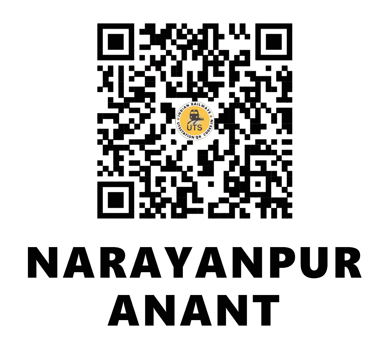 UTS QR Code for NARAYANPUR ANANT - NRPA - EC (BIHAR)