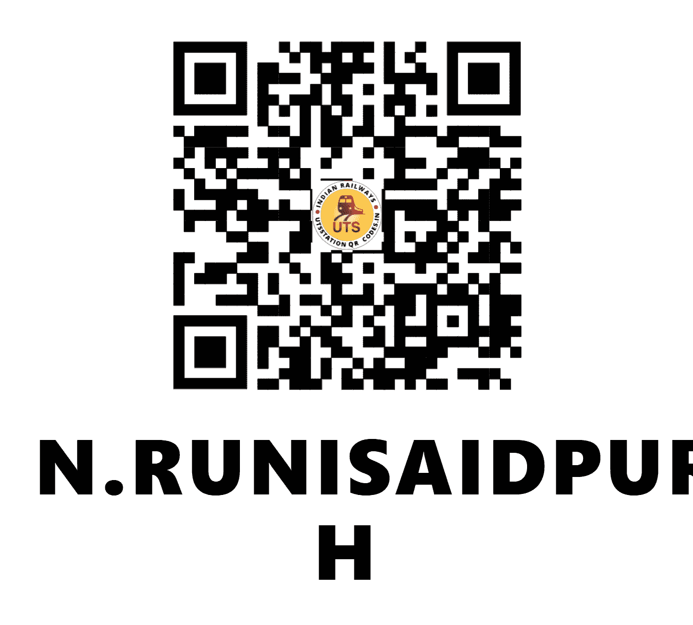 UTS QR Code for N.RUNISAIDPUR H - NRSD - EC (BIHAR)