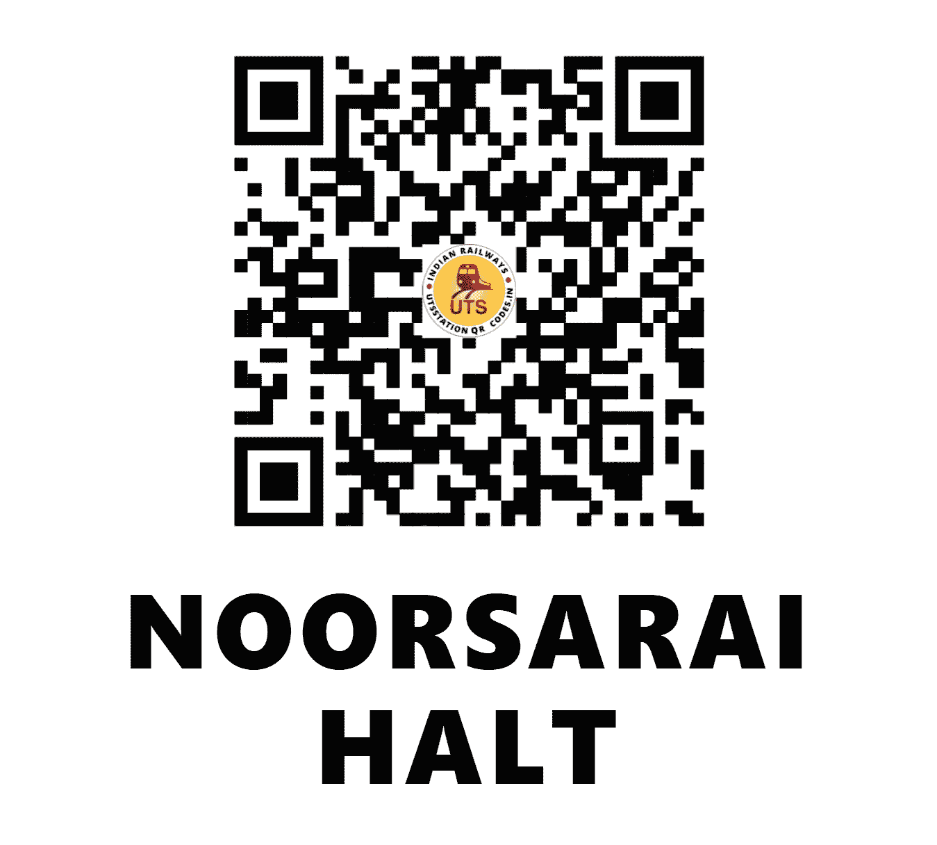 UTS QR Code for NOORSARAI HALT - NRSI - EC (BIHAR)