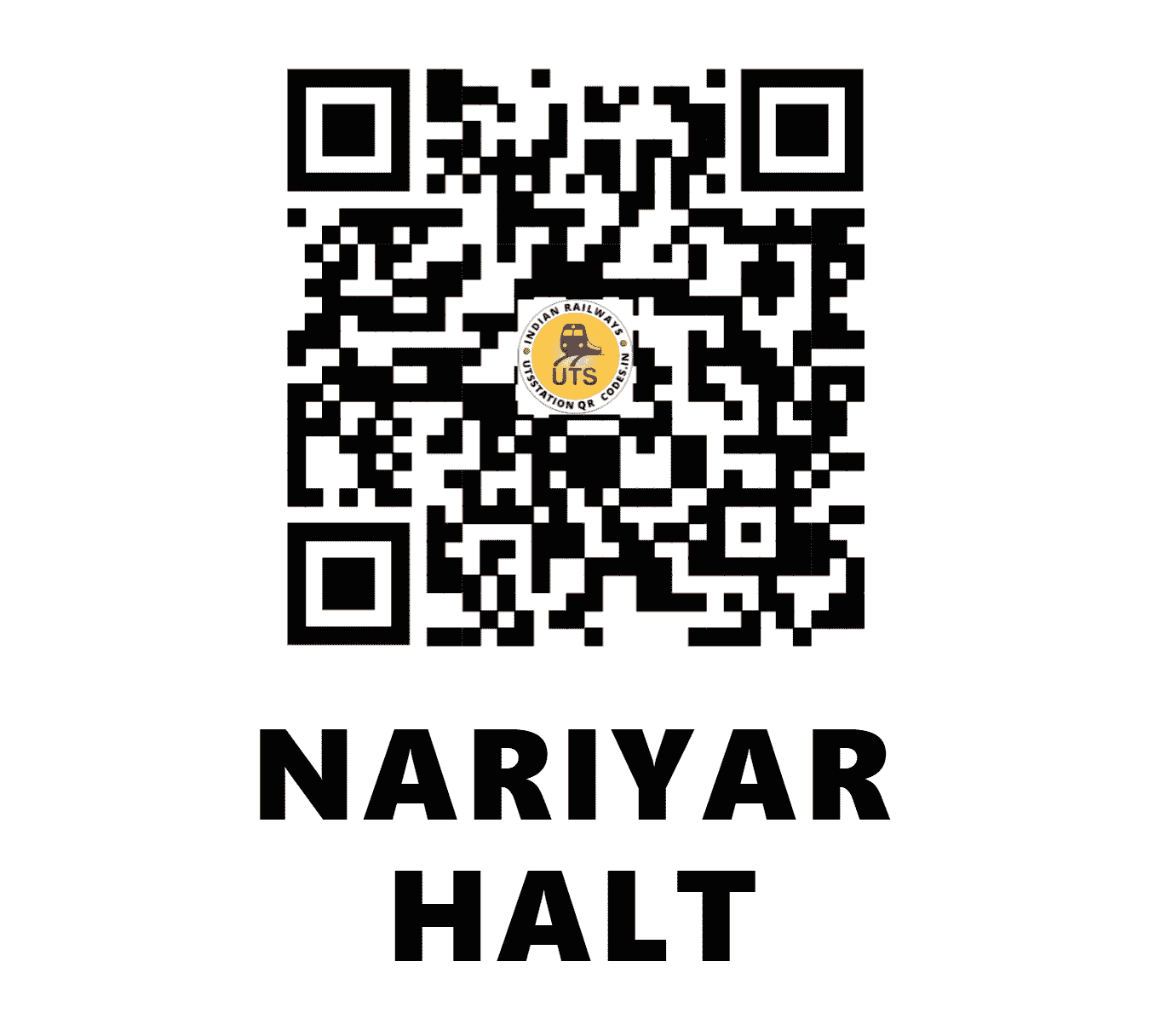 UTS QR Code for NARIYAR HALT - NRV - EC (BIHAR)