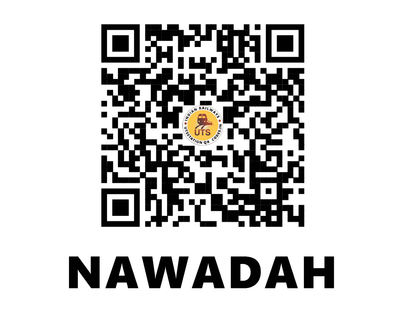 UTS QR Code for NAWADAH - NWD - EC (BIHAR)