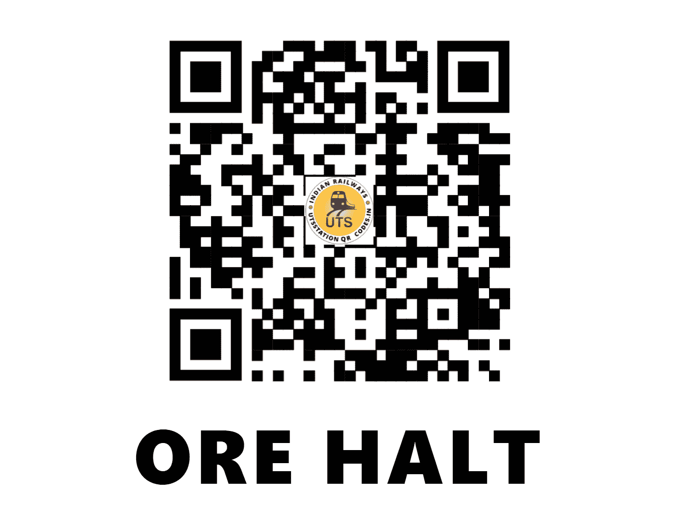 UTS QR Code for ORE HALT - OREH - EC (BIHAR)