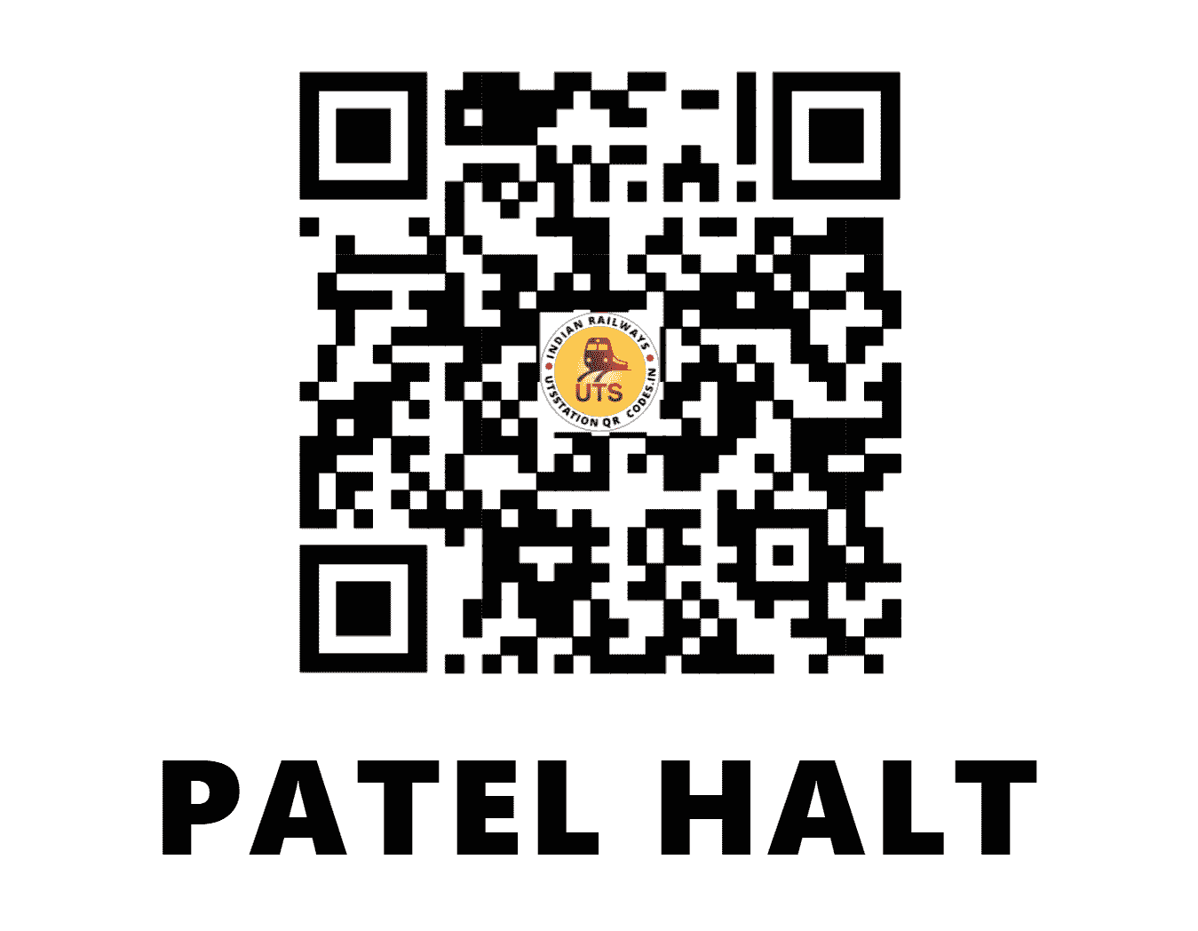 UTS QR Code for PATEL HALT - PATL - EC (BIHAR)