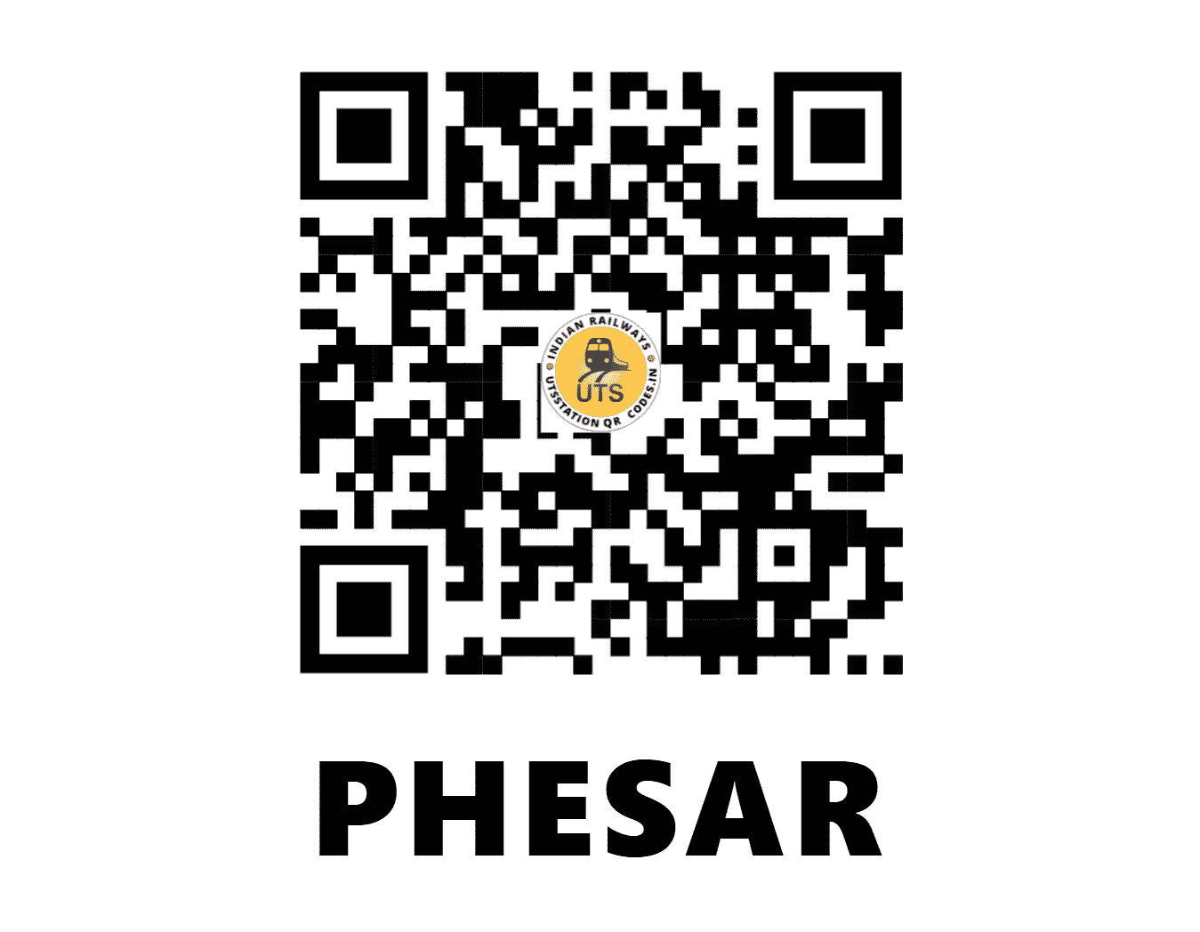 UTS QR Code for PHESAR - PES - EC (BIHAR)