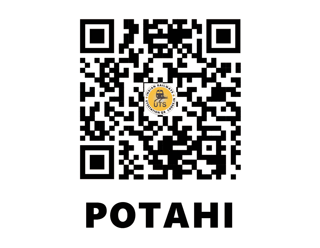 UTS QR Code for POTAHI - PFT - EC (BIHAR)