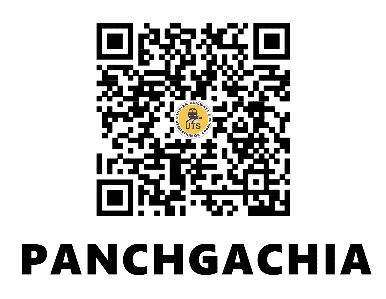 UTS QR Code for PANCHGACHIA - PGC - EC (BIHAR)