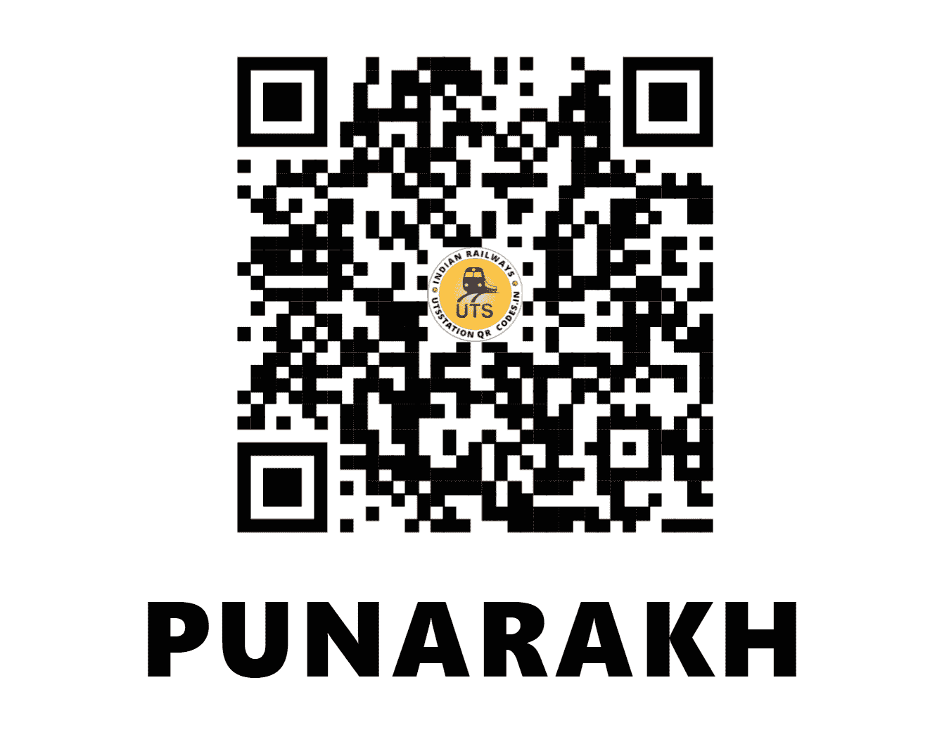 UTS QR Code for PUNARAKH - PHK - EC (BIHAR)
