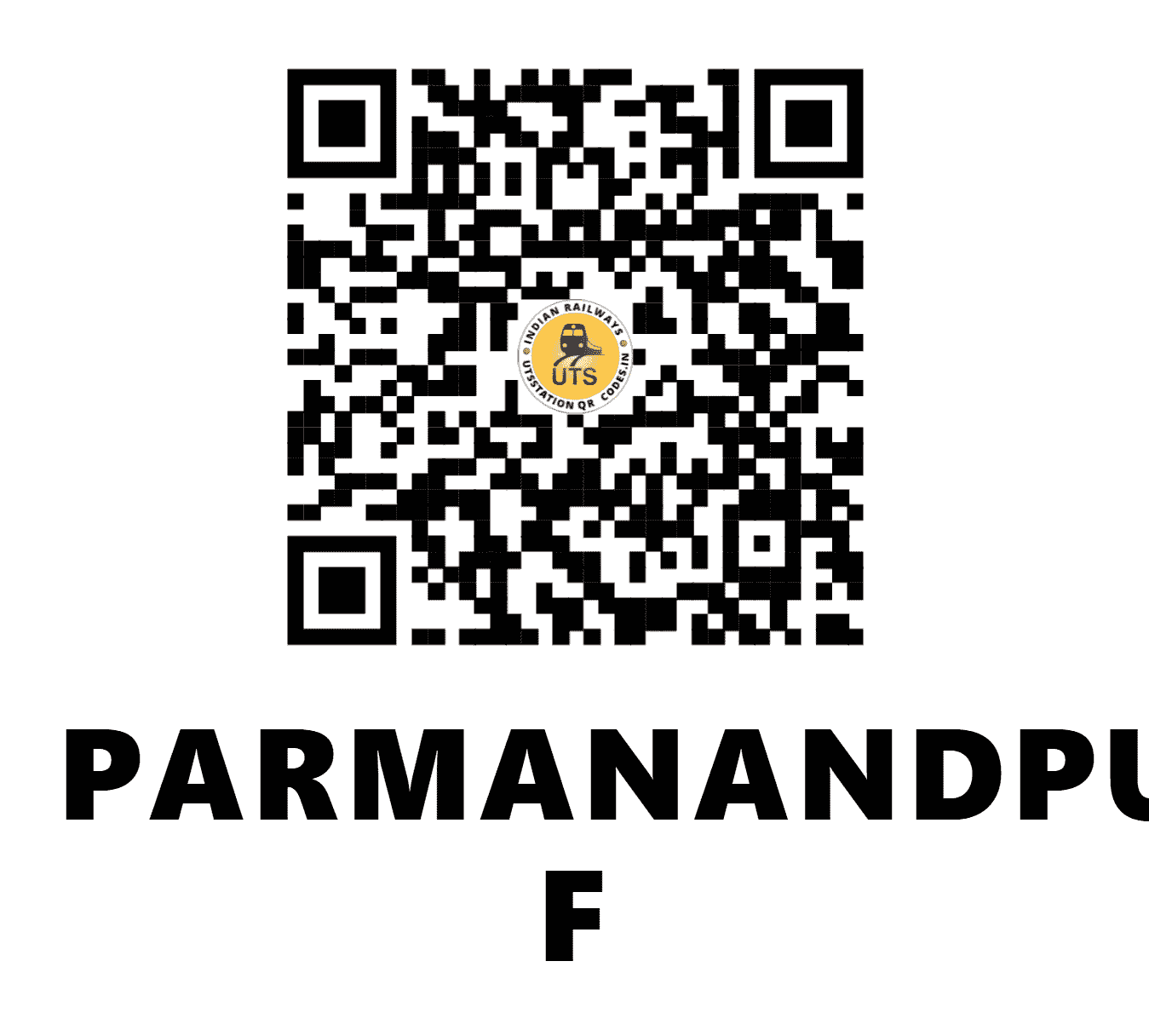 UTS QR Code for PARMANANDPUR F - PMU - EC (BIHAR)