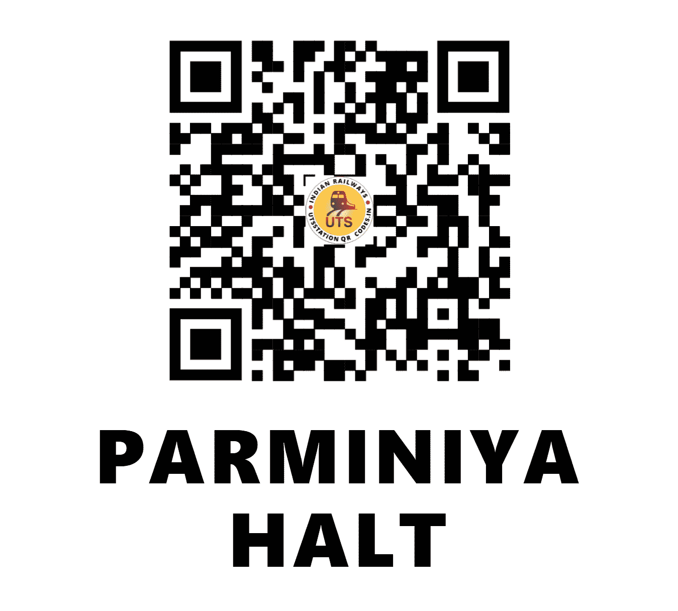 UTS QR Code for PARMINIYA HALT - PMYA - EC (BIHAR)