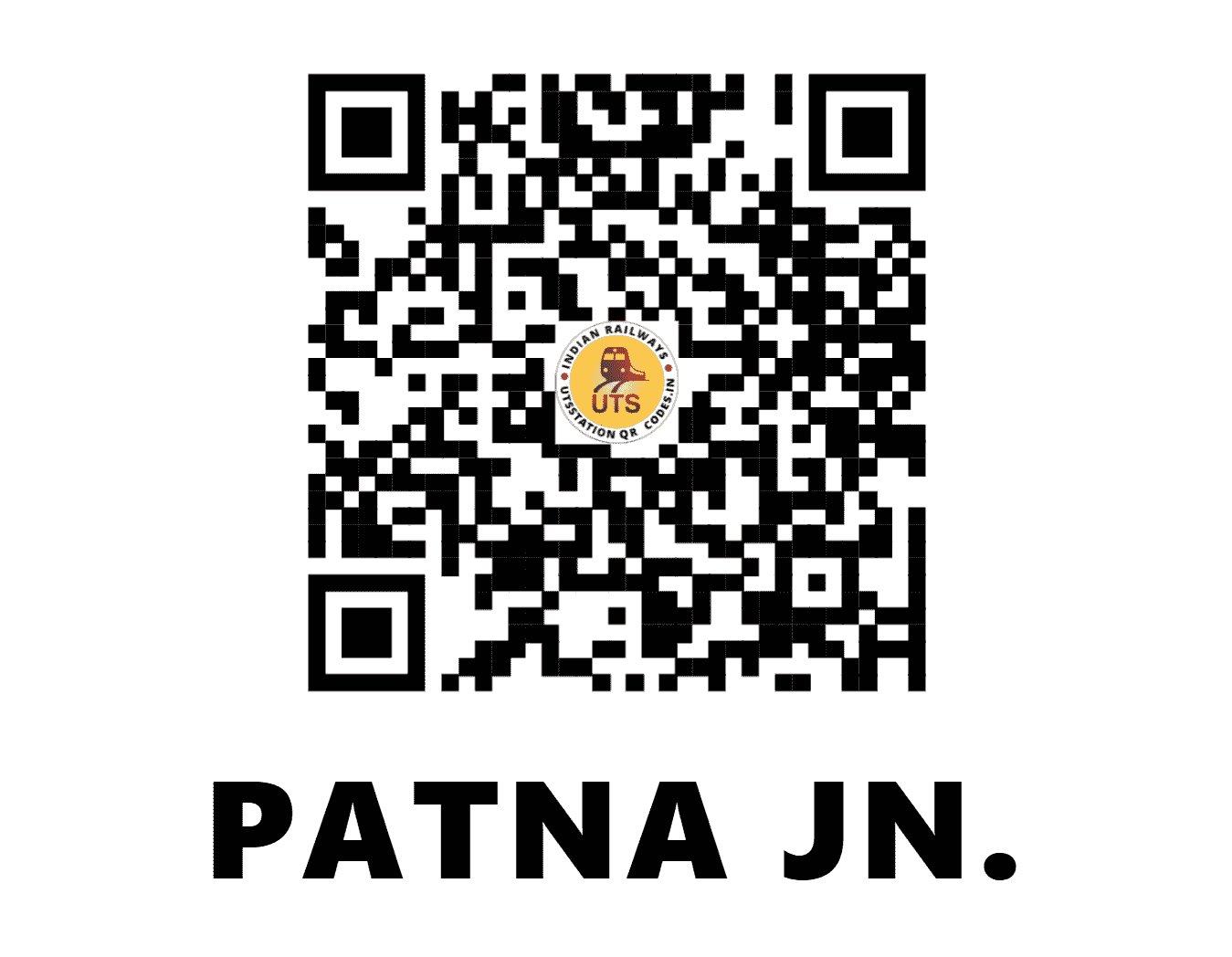 UTS QR Code for PATNA JN. - PNBE - EC (BIHAR)