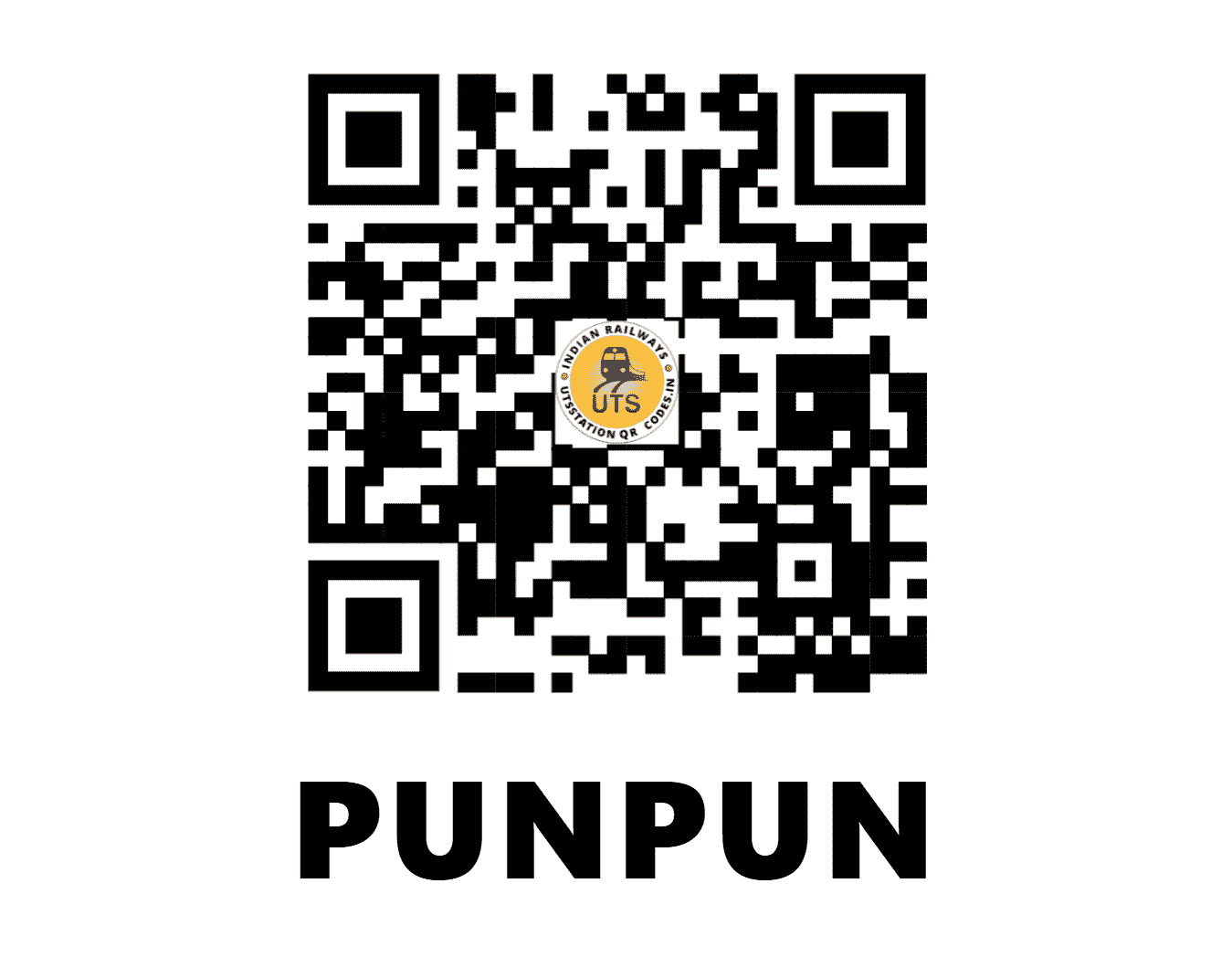 UTS QR Code for PUNPUN - PPN - EC (BIHAR)