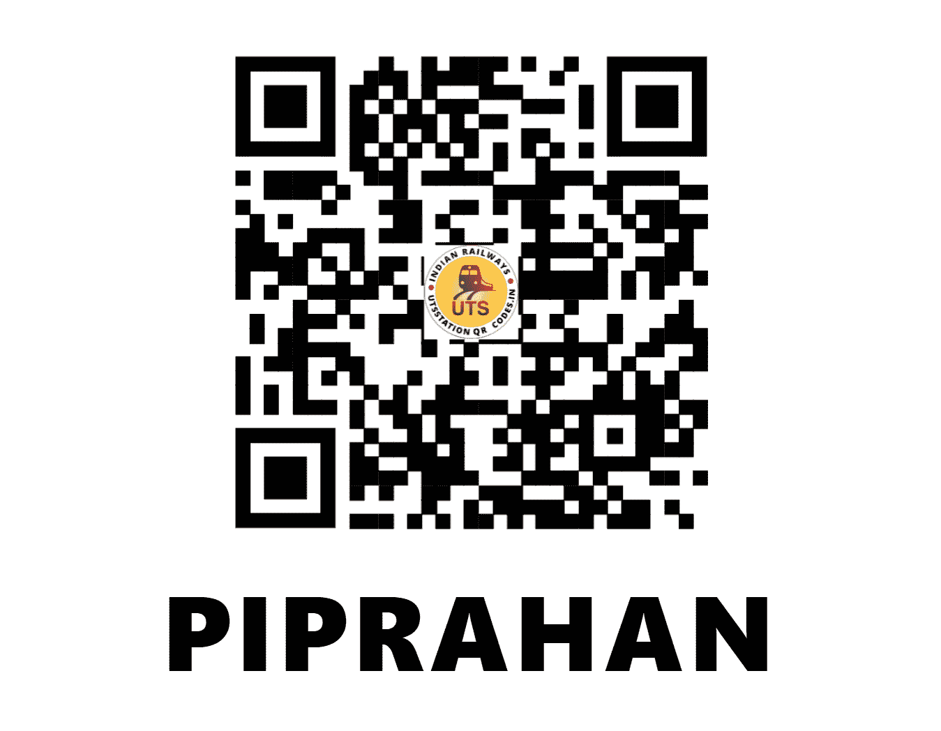 UTS QR Code for PIPRAHAN - PPRH - EC (BIHAR)
