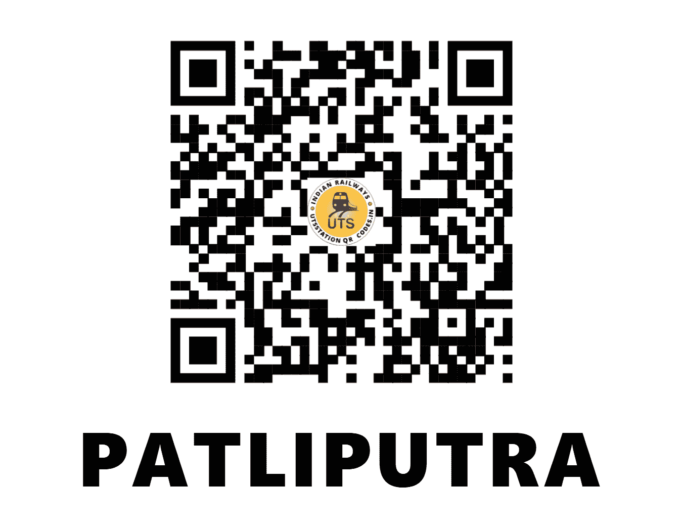 UTS QR Code for PATLIPUTRA - PPTA - EC (BIHAR)