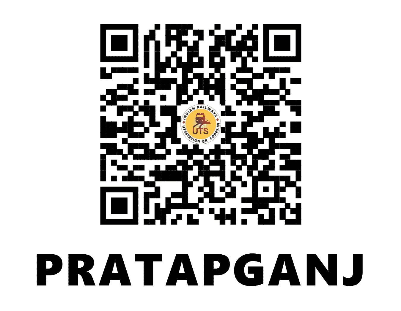 UTS QR Code for PRATAPGANJ - PPV - EC (BIHAR)