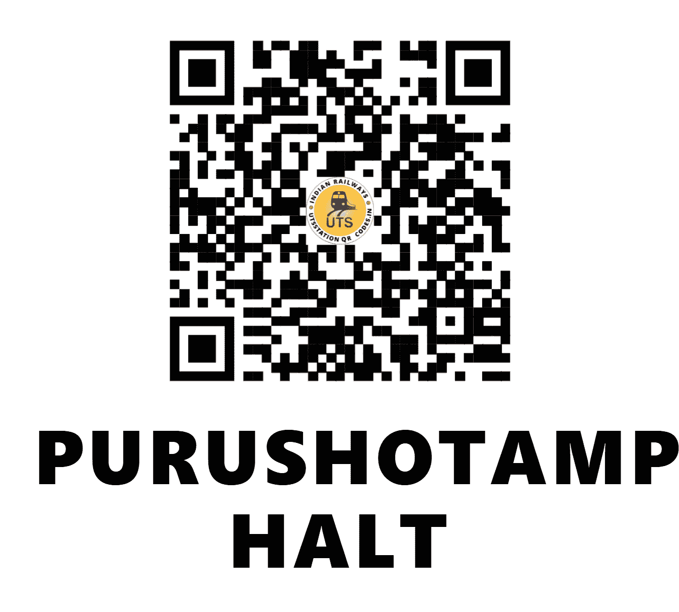 UTS QR Code for PURUSHOTAMPUR HALT - PSPH - EC (BIHAR)