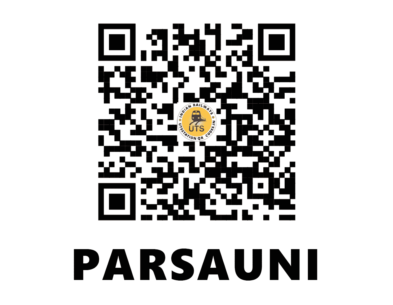 UTS QR Code for PARSAUNI - PSZ - EC (BIHAR)