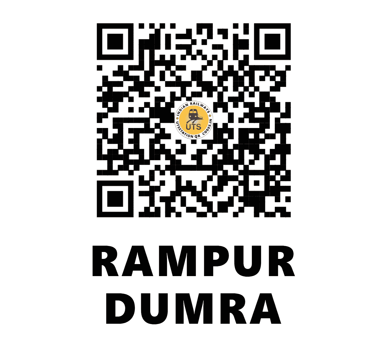 UTS QR Code for RAMPUR DUMRA - RDUM - EC (BIHAR)