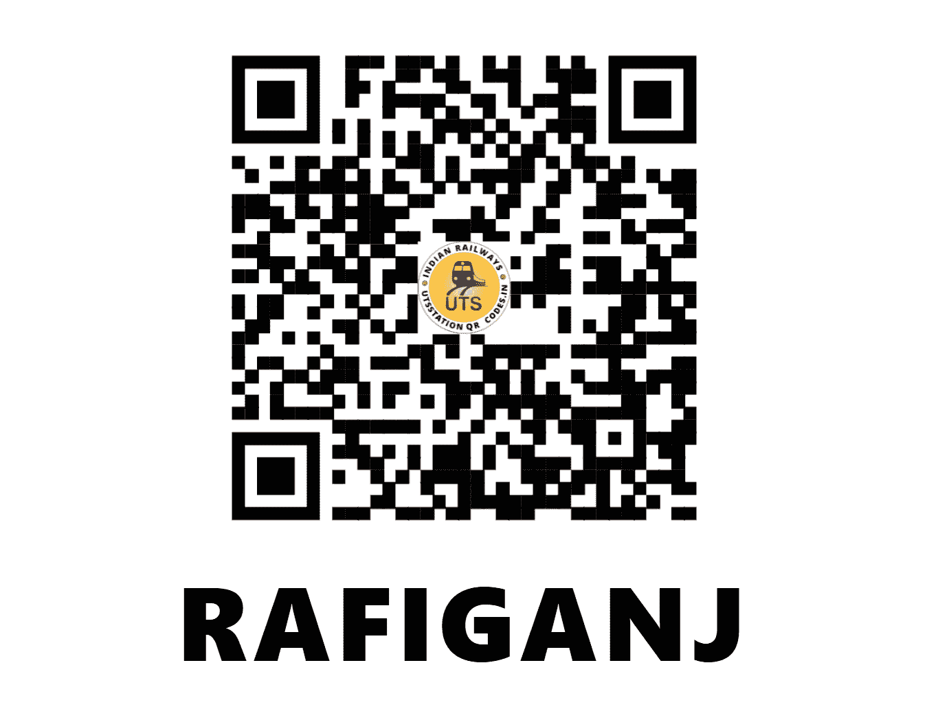 UTS QR Code for RAFIGANJ - RFJ - EC (BIHAR)